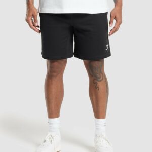 Crest 9" Shorts Black
