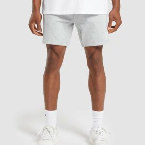 Crest 7" Shorts Light Grey Marl
