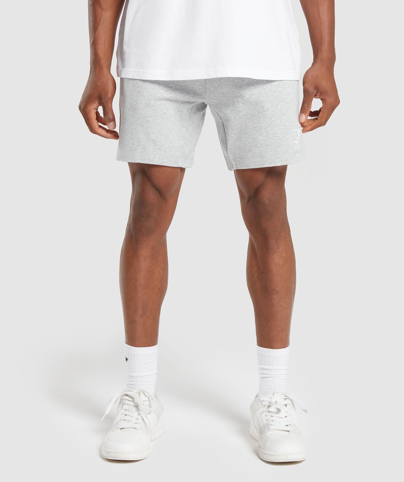 Crest 7" Shorts Light Grey Marl