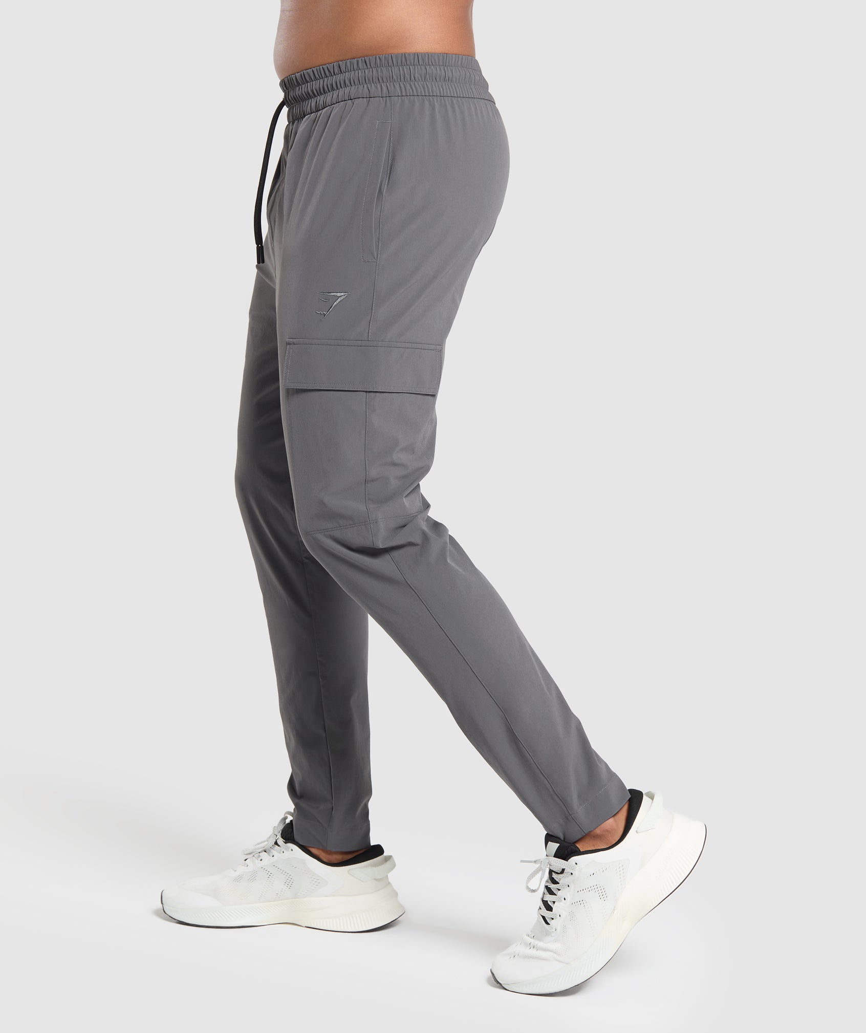 Stretch Woven Cargo Pants Graphite Grey - Image 3