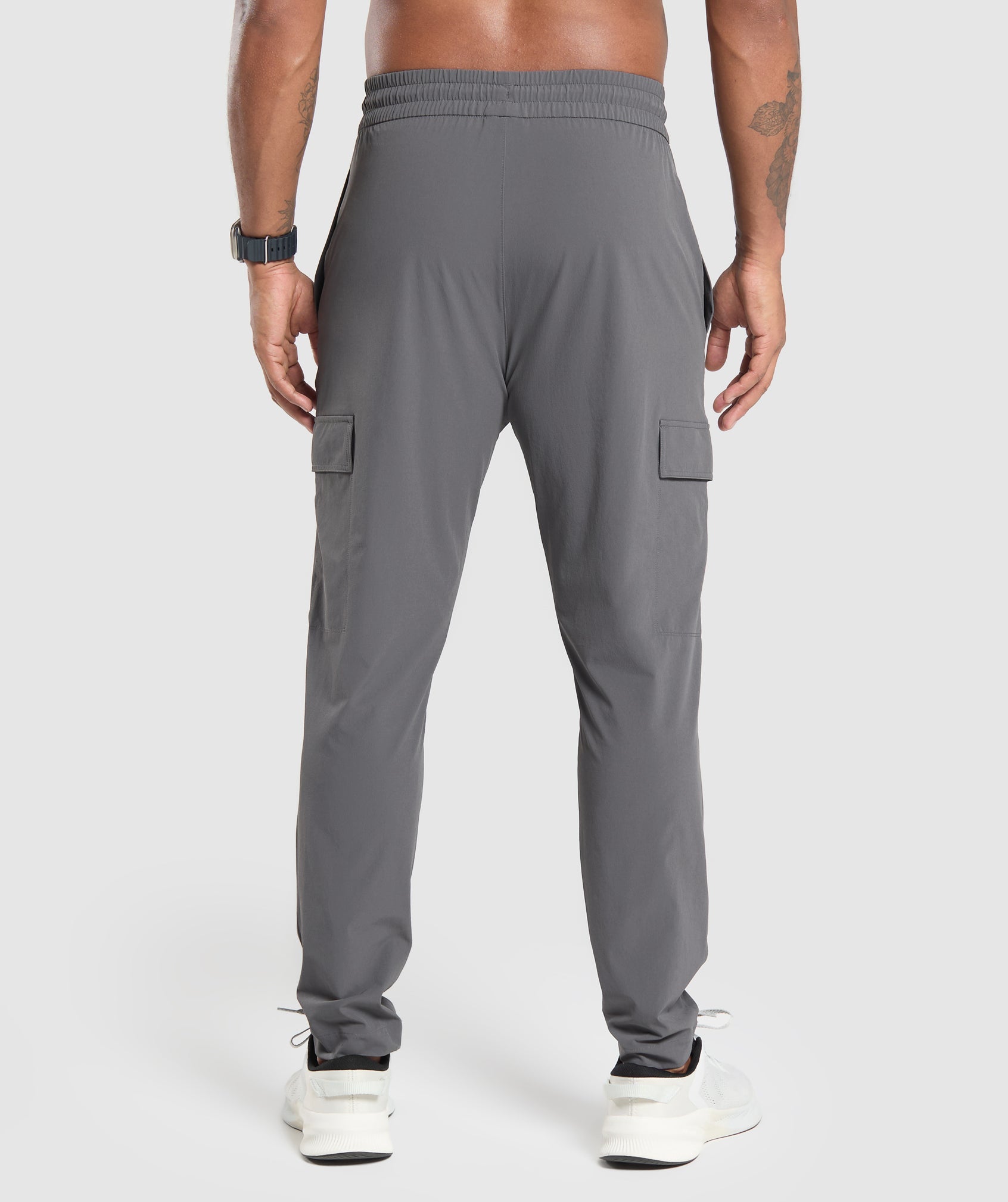 Stretch Woven Cargo Pants Graphite Grey - Image 2