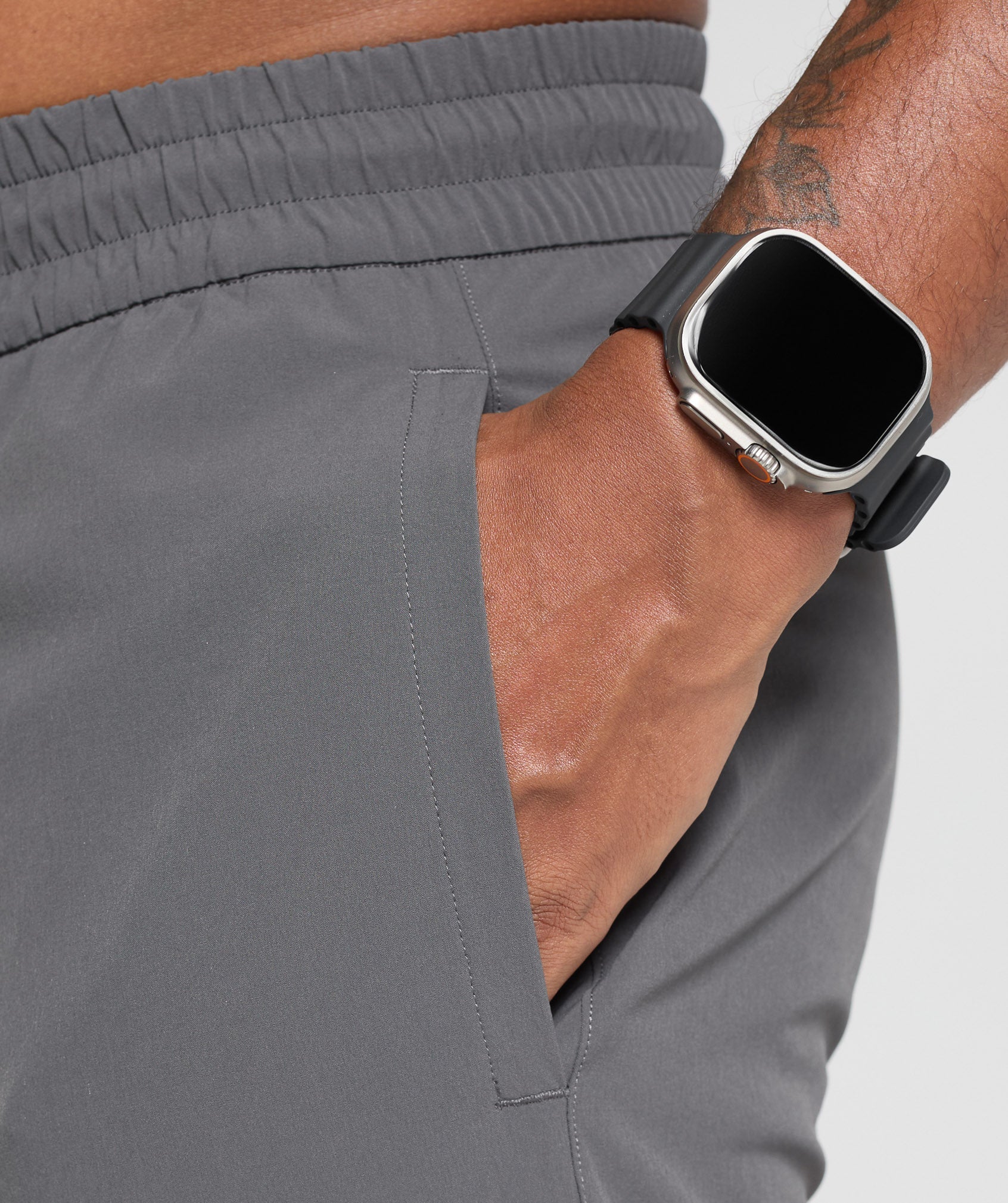 Stretch Woven Cargo Pants Graphite Grey - Image 6