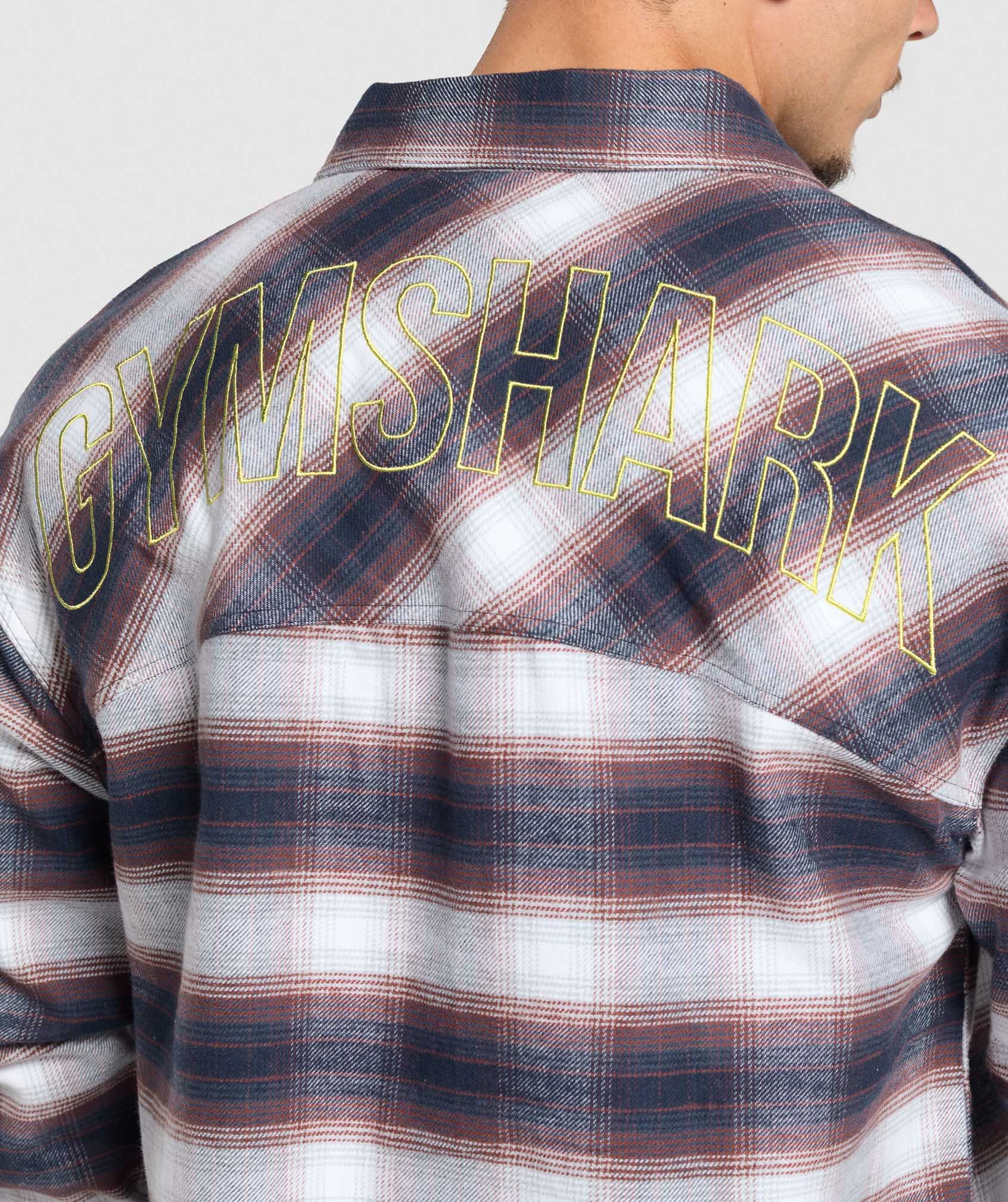 Flannel Shirt Heavy Blue - immagine 5