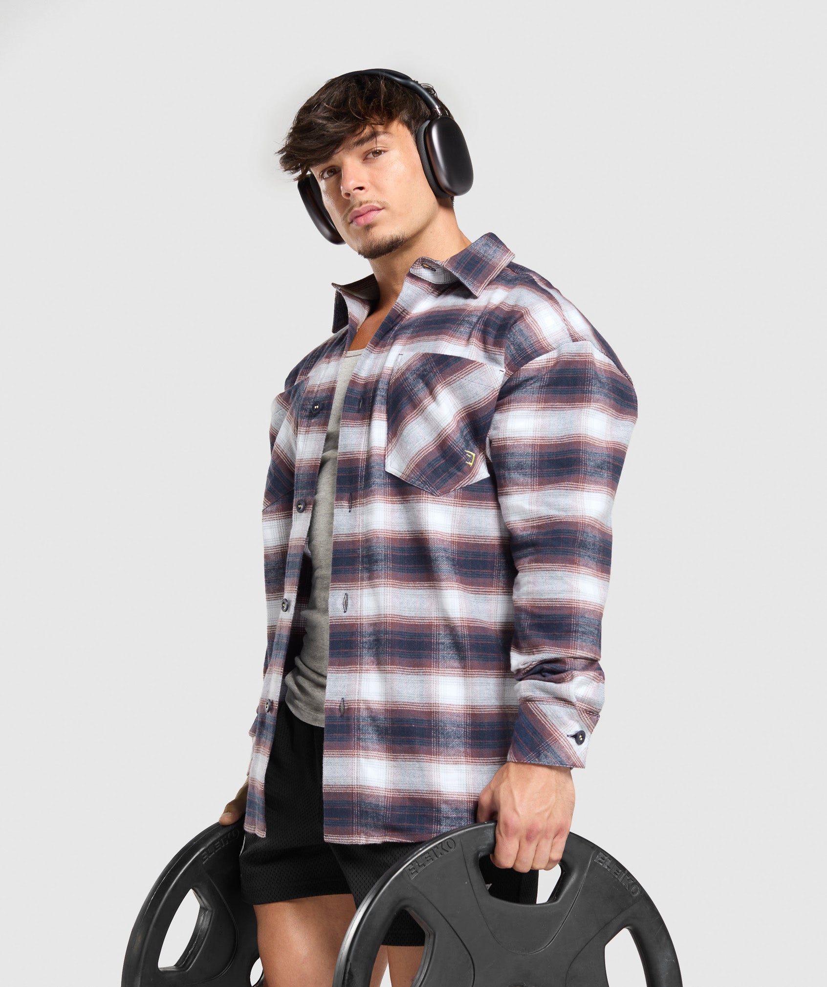 Flannel Shirt Heavy Blue - immagine 3