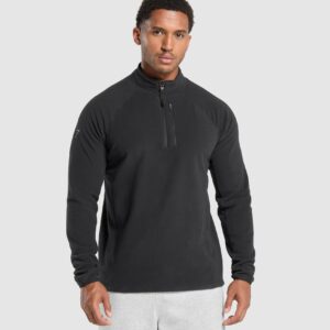 Fleece 1/4 Zip Black