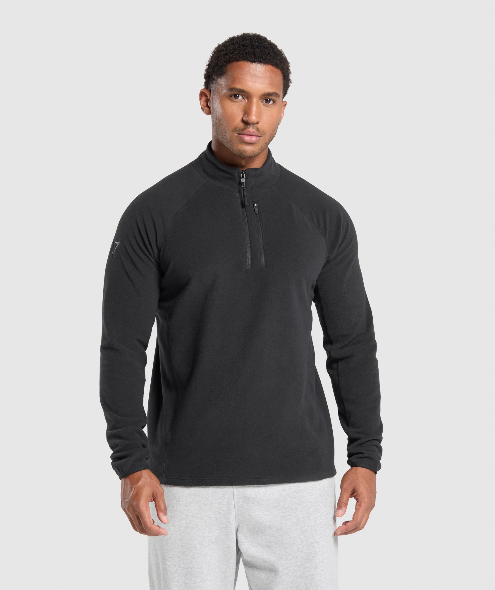Fleece 1/4 Zip Black