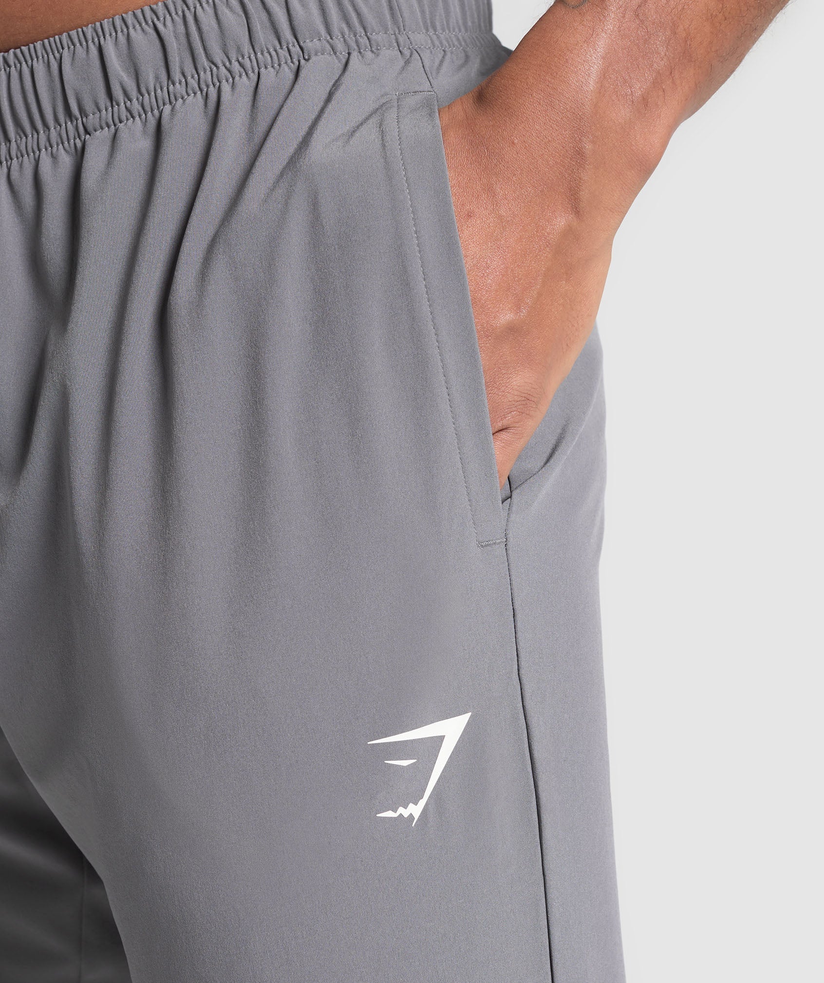 Fitness Apparel Woven Joggers Brushed Grey - immagine 6