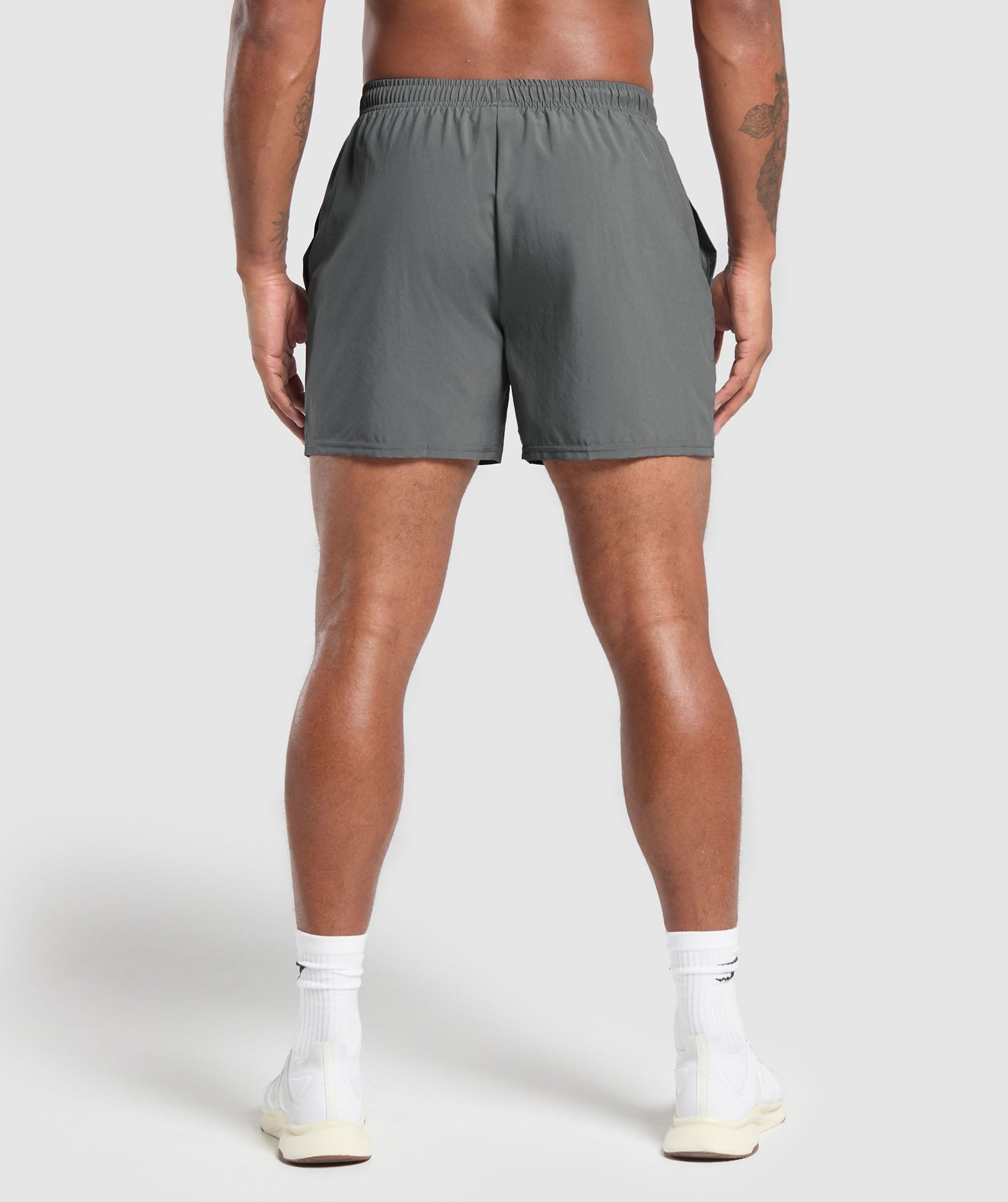Running Dept. 5" Shorts Pitch Grey - immagine 2
