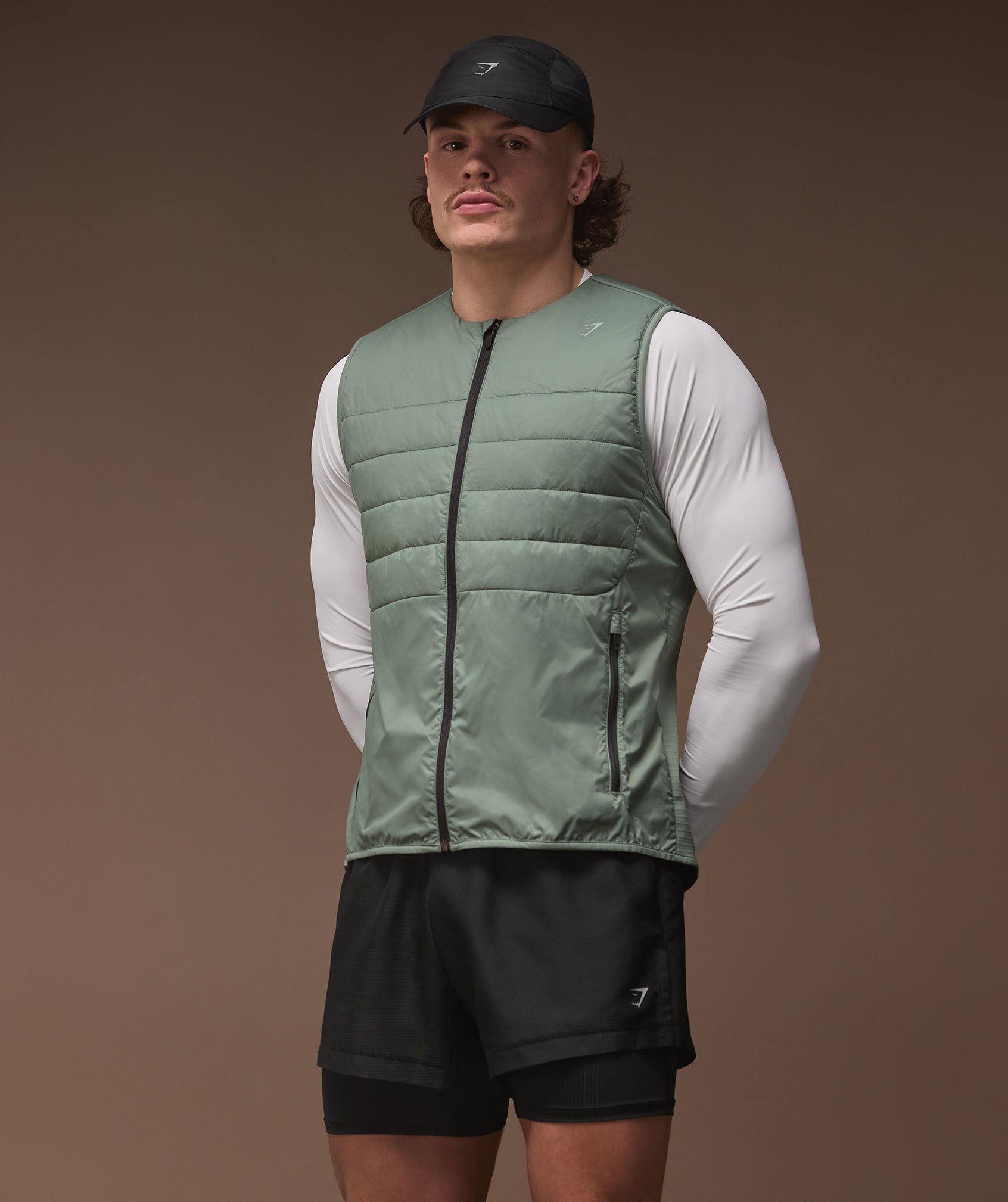 Running Gilet Unit Green - immagine 2