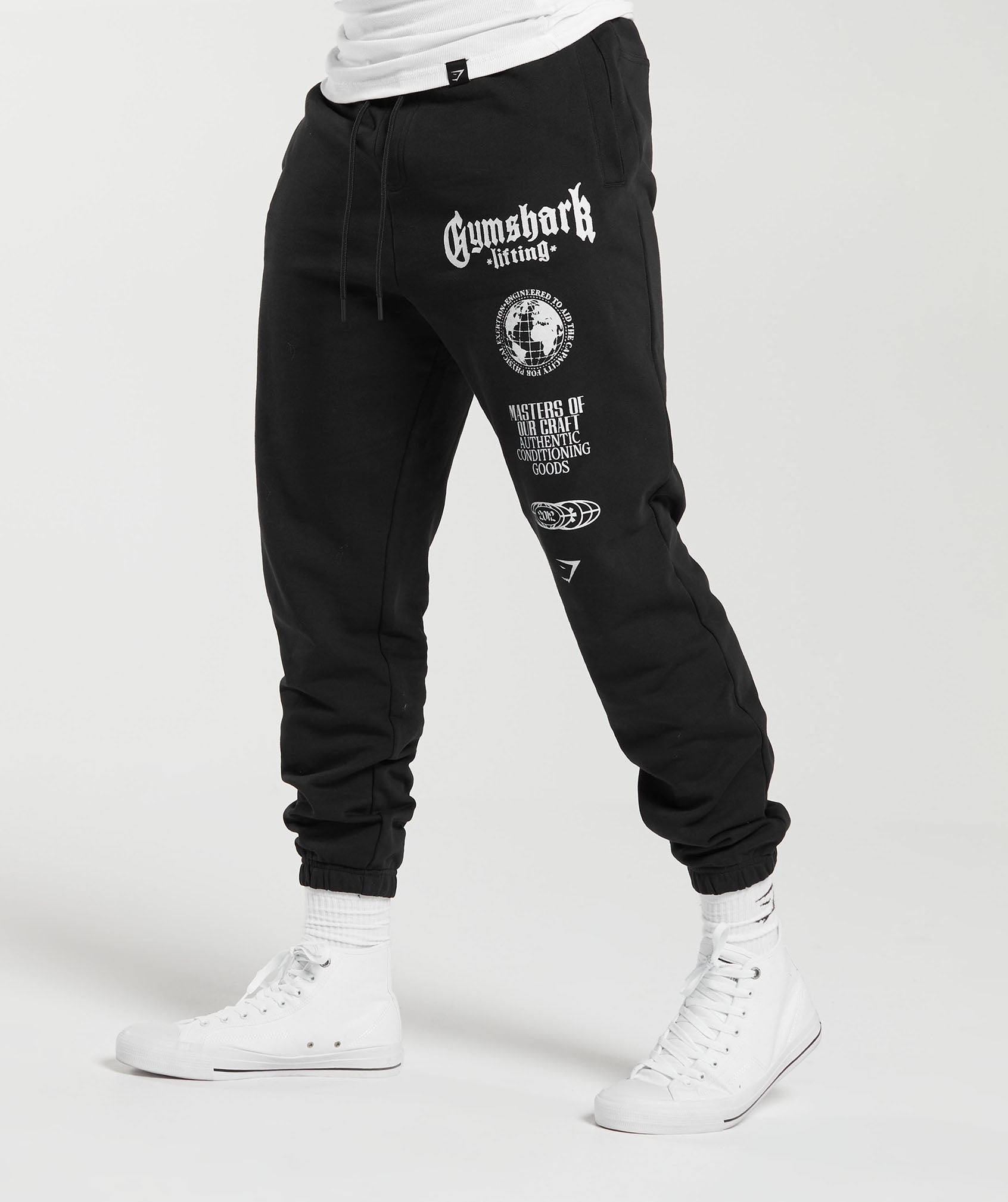 Global Lifting Oversized Joggers Black - immagine 4