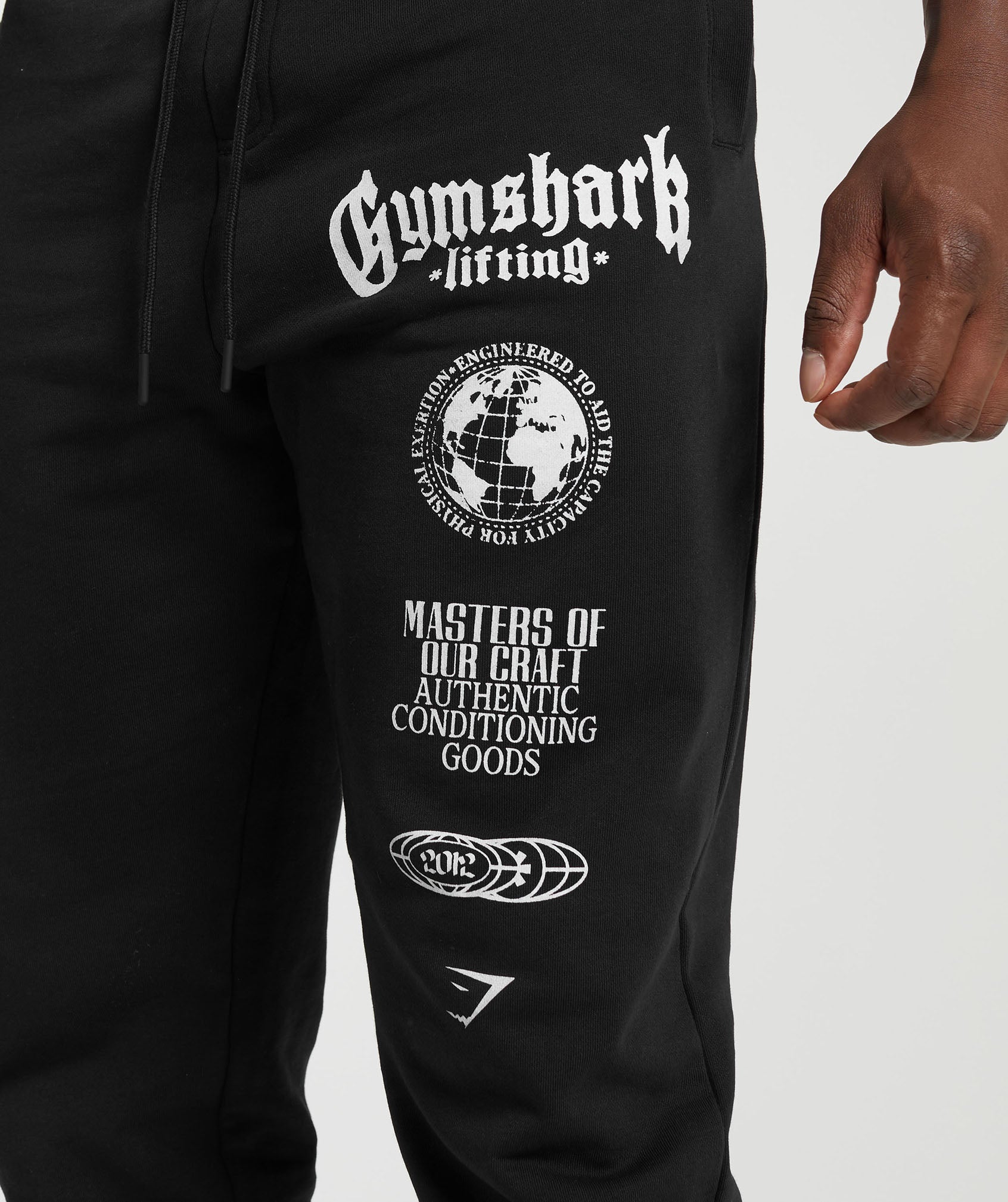 Global Lifting Oversized Joggers Black - immagine 6