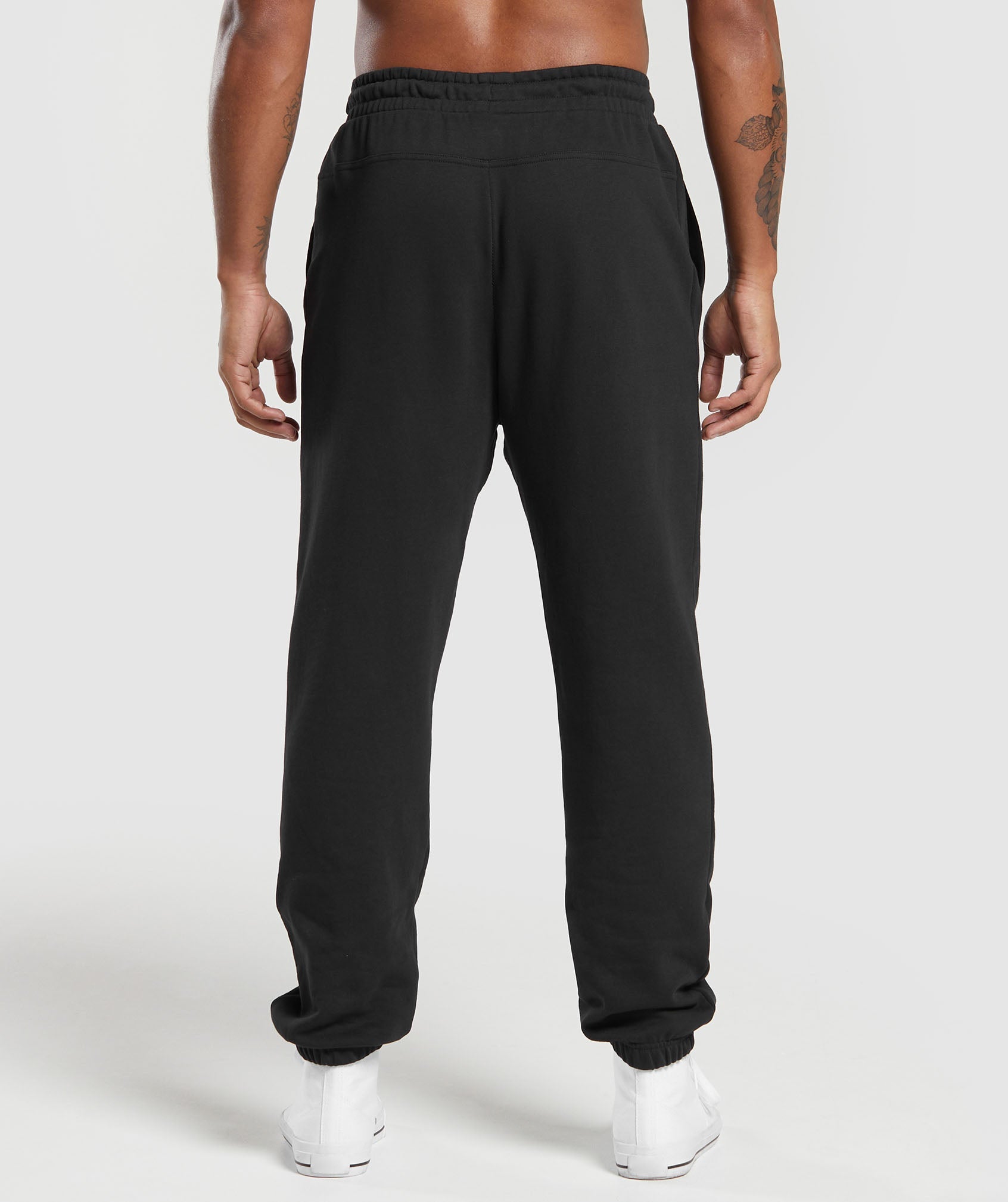 Global Lifting Oversized Joggers Black - immagine 3