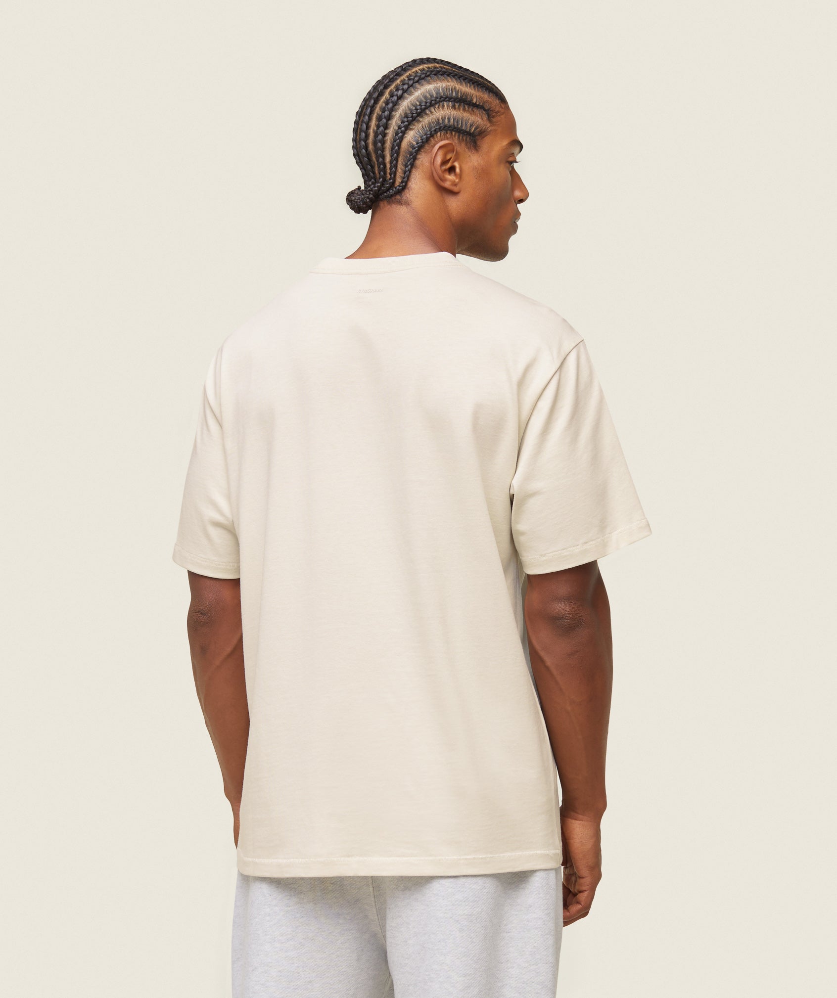 everywear Relaxed T-Shirt Oat White - Image 2