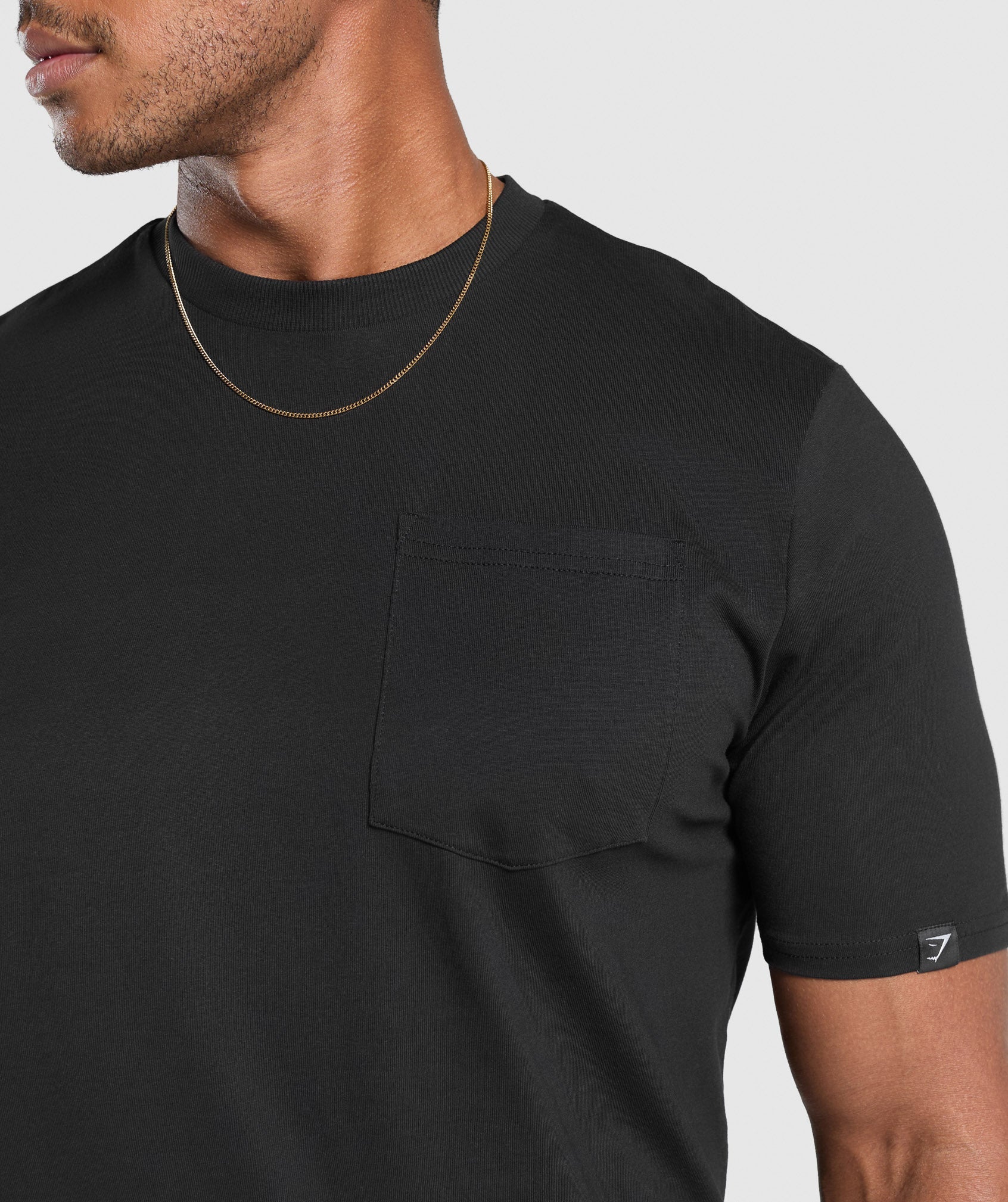 Pocket T-Shirt Black - Image 5