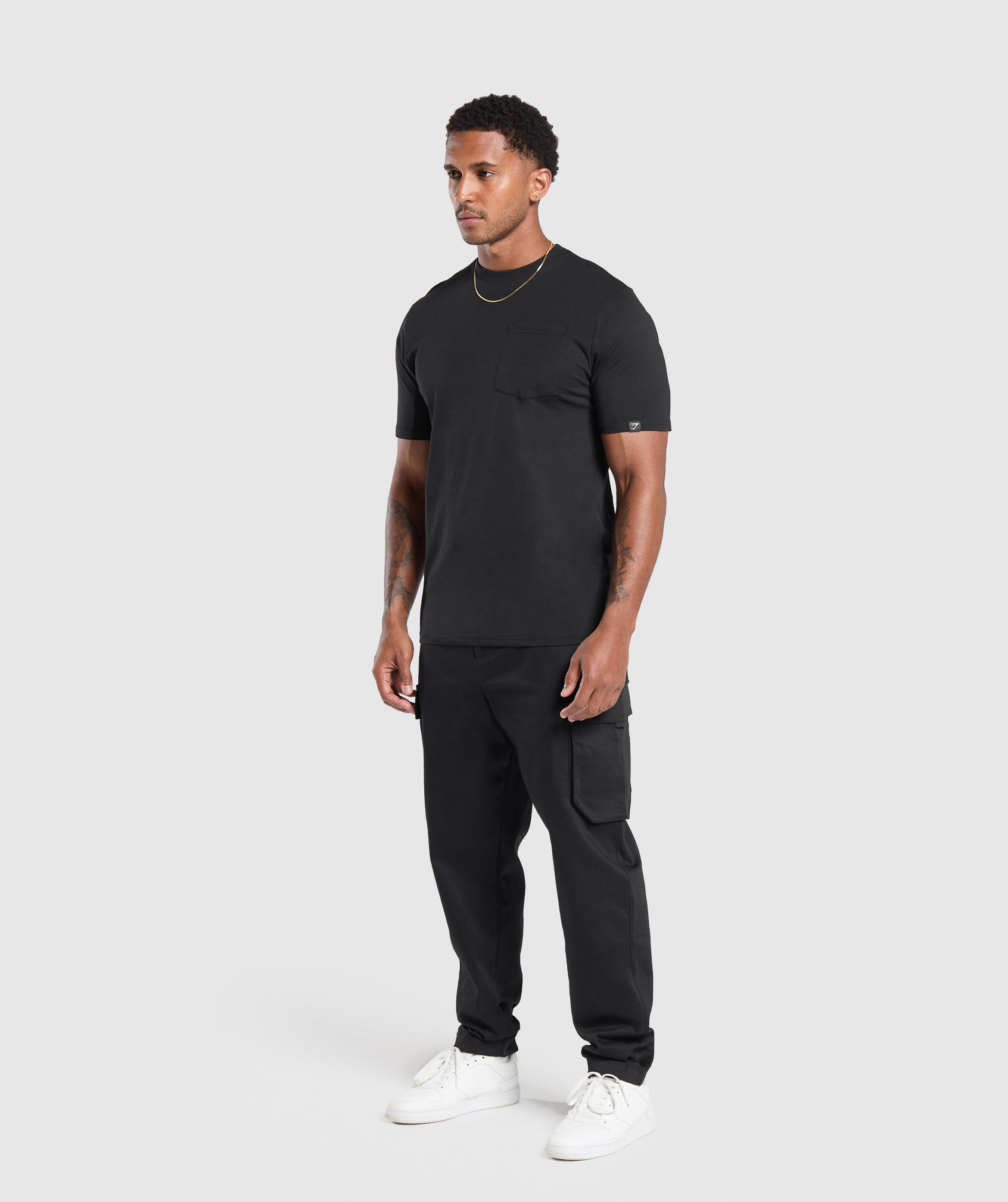 Pocket T-Shirt Black - Image 4