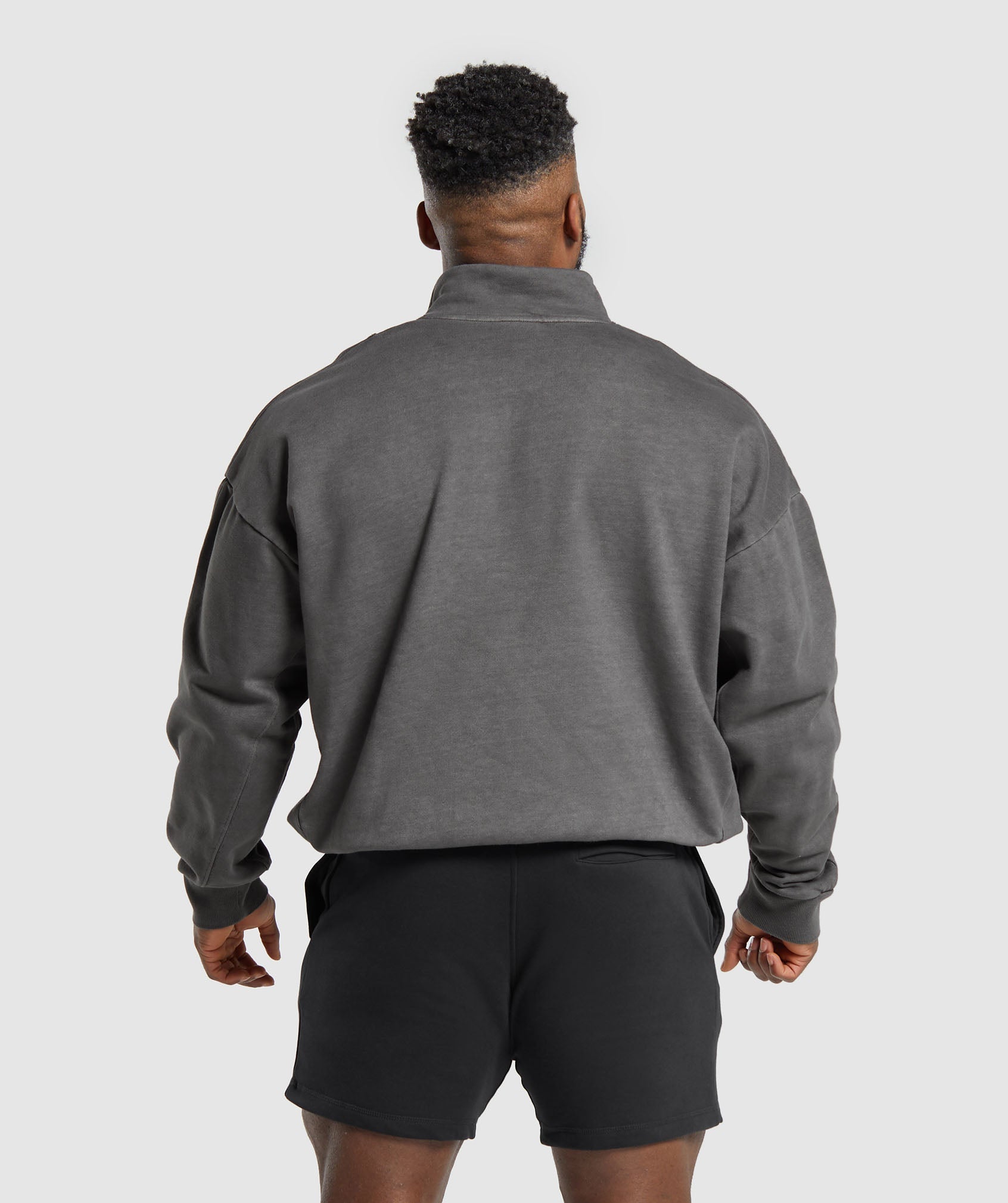 Premium Legacy 1/4 Zip Black - Image 2