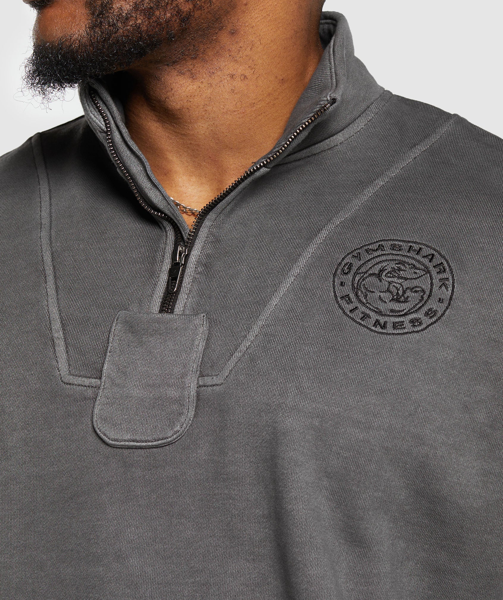 Premium Legacy 1/4 Zip Black - Image 5
