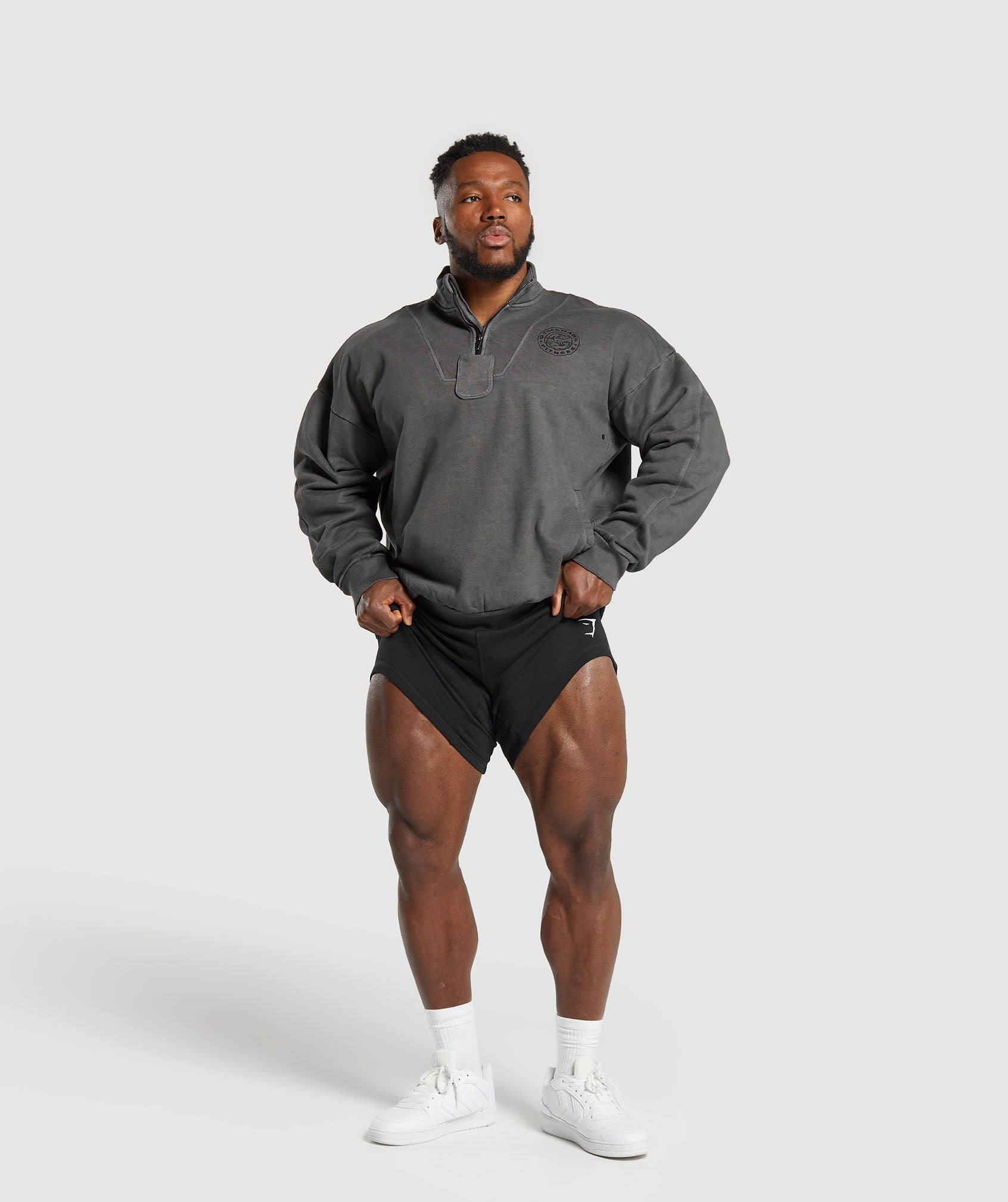 Premium Legacy 1/4 Zip Black - Image 4