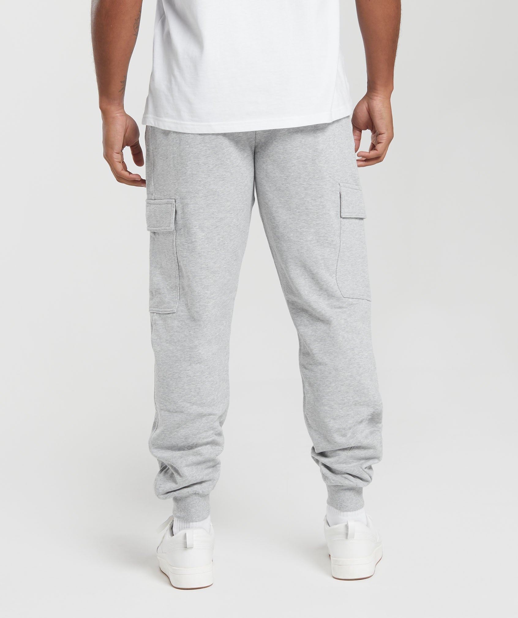 Rest Day Essentials Cargo Joggers Light Grey Core Marl - immagine 2
