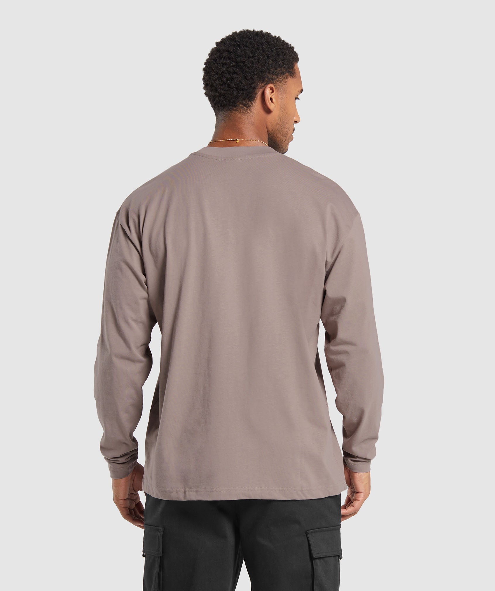 Rest Day Sweats Long Sleeve T-Shirt Powder Mauve - immagine 8