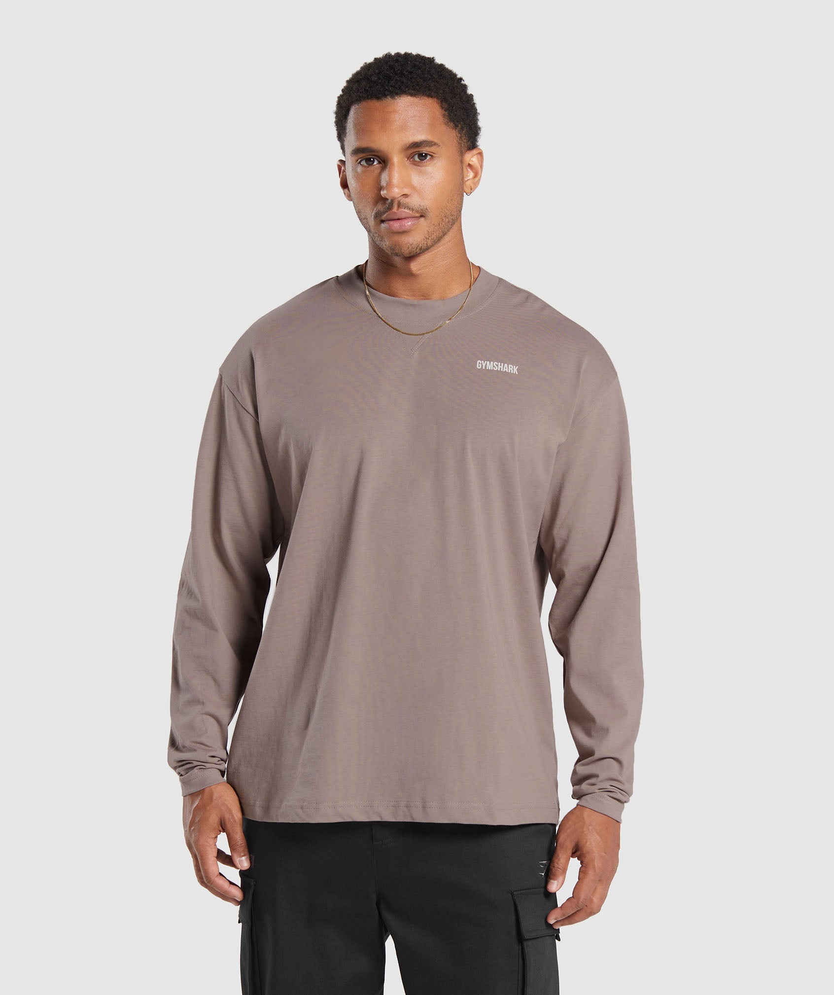 Rest Day Sweats Long Sleeve T-Shirt Powder Mauve - immagine 2