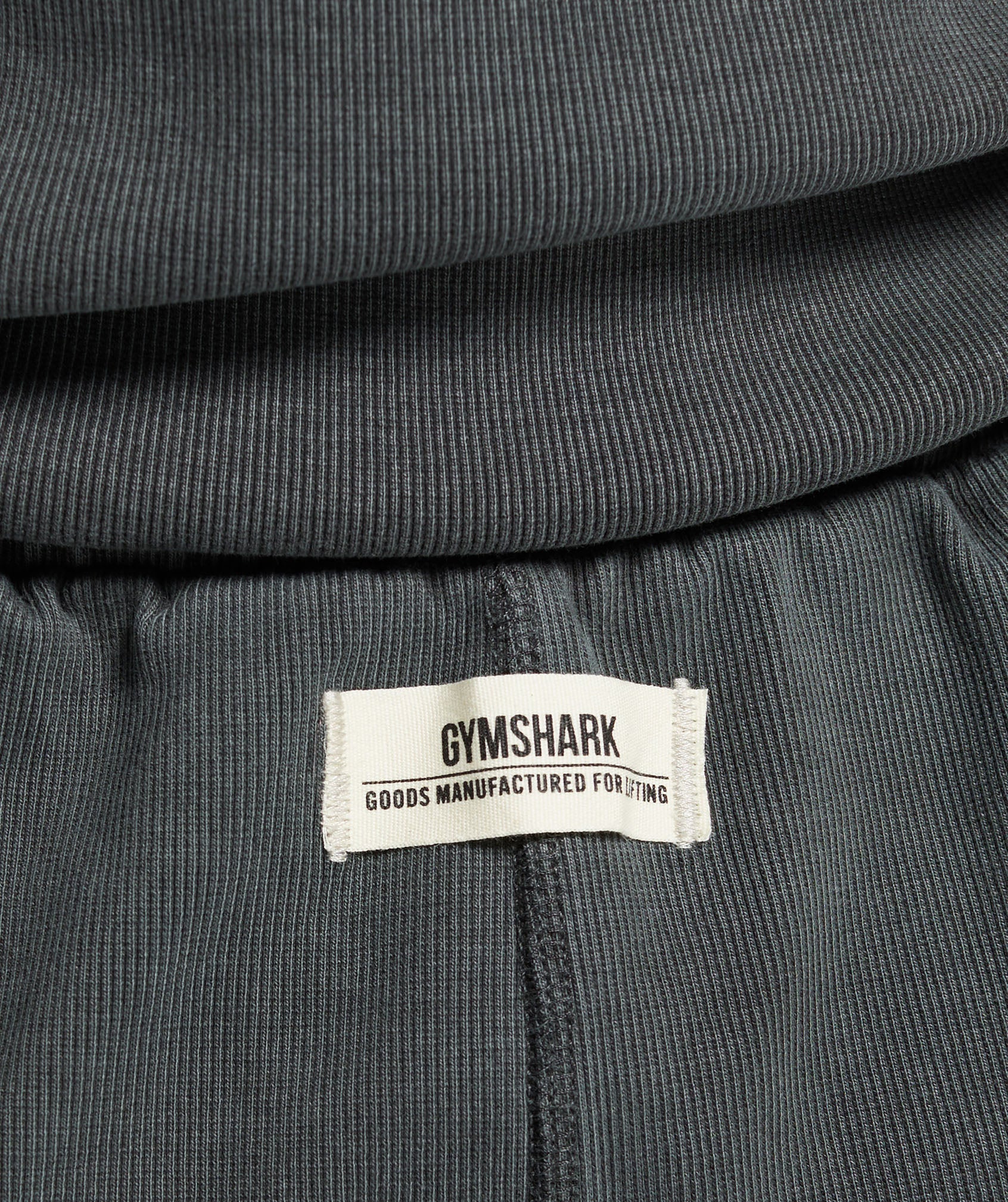 Heavyweight Ribbed Shorts Asphalt Grey - immagine 8