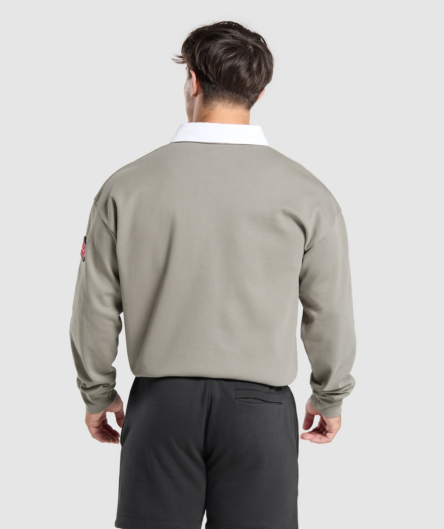 Rugby Shirt Linen Brown/White - immagine 2