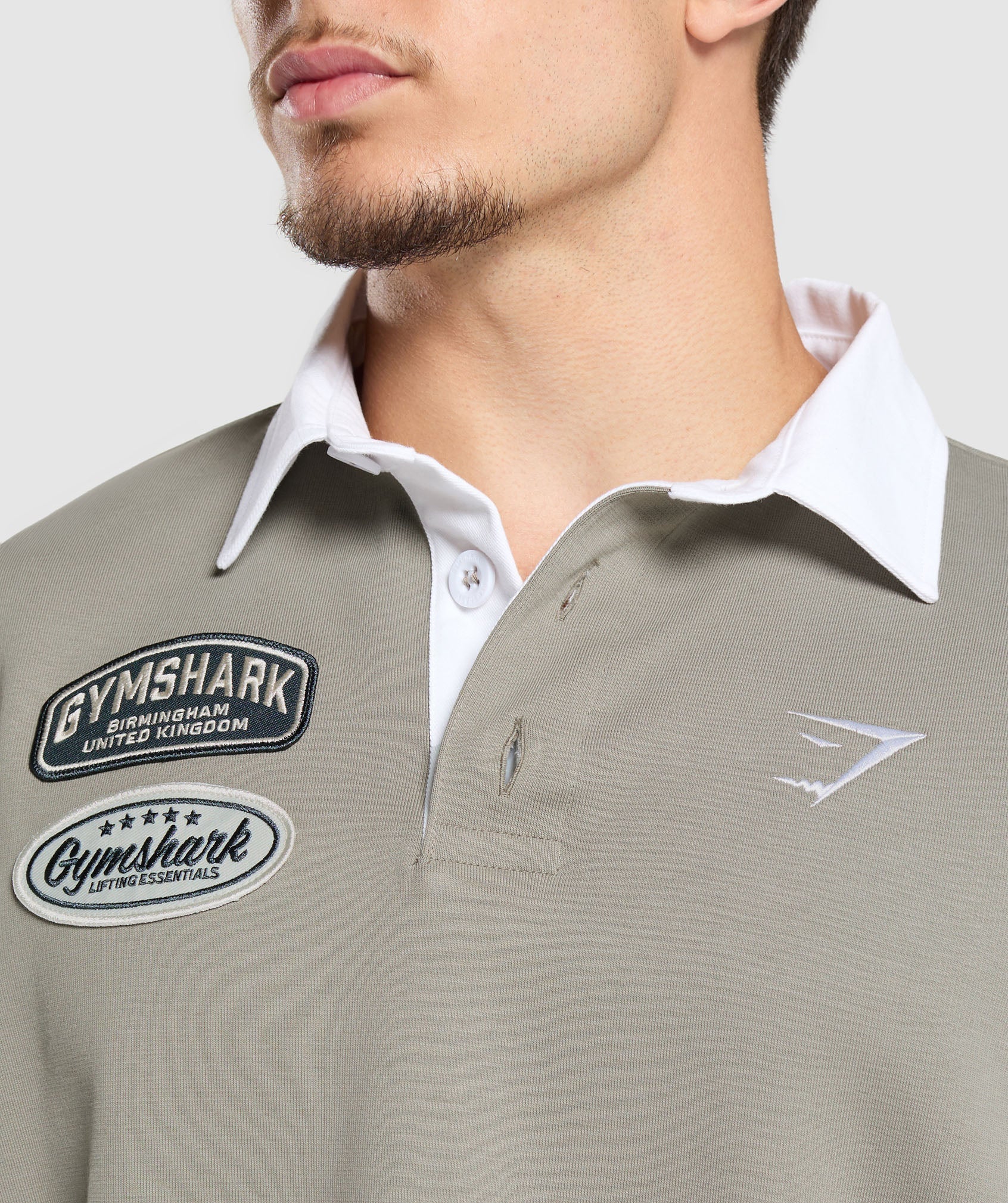 Rugby Shirt Linen Brown/White - immagine 5