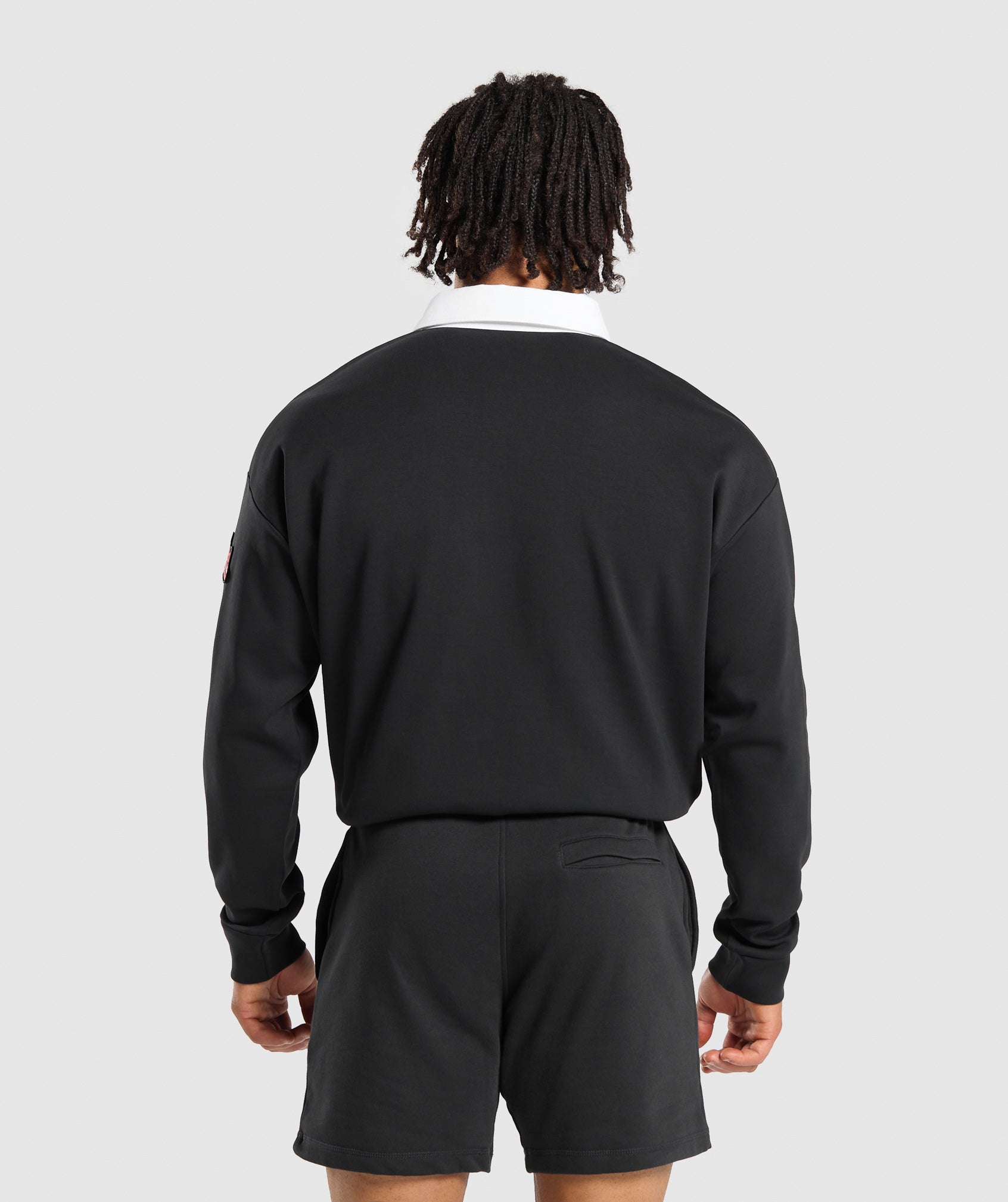 Rugby Shirt Black/White - Image 2