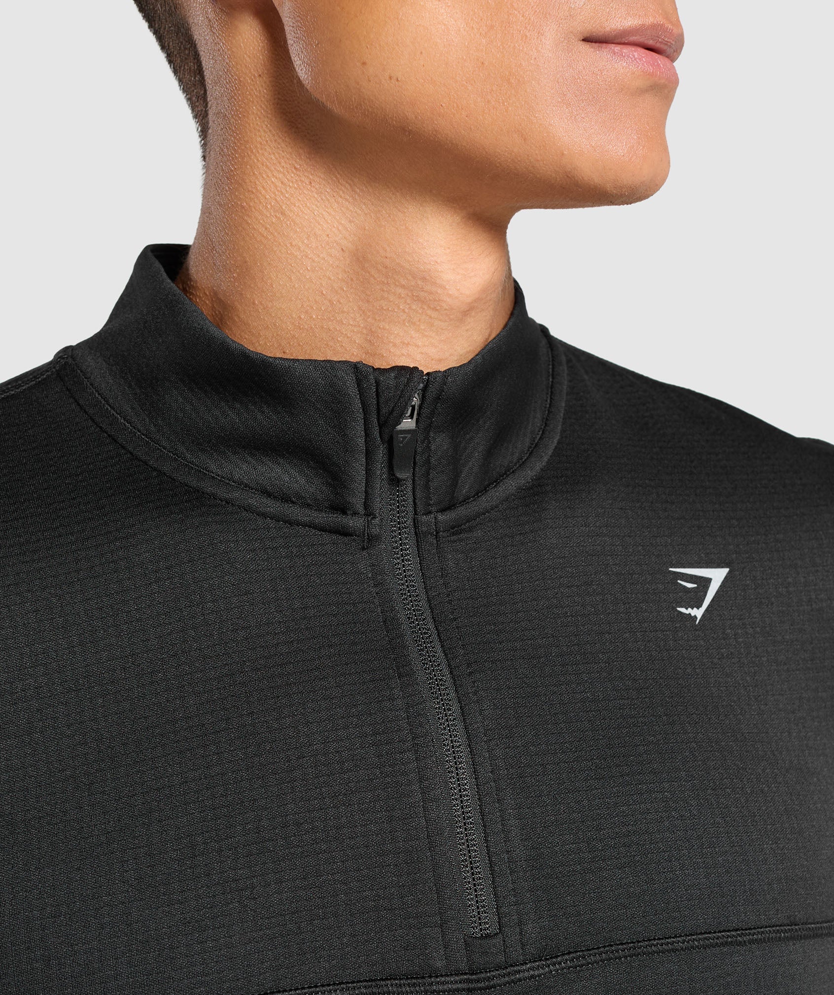 Running 1/4 Zip Black - immagine 6