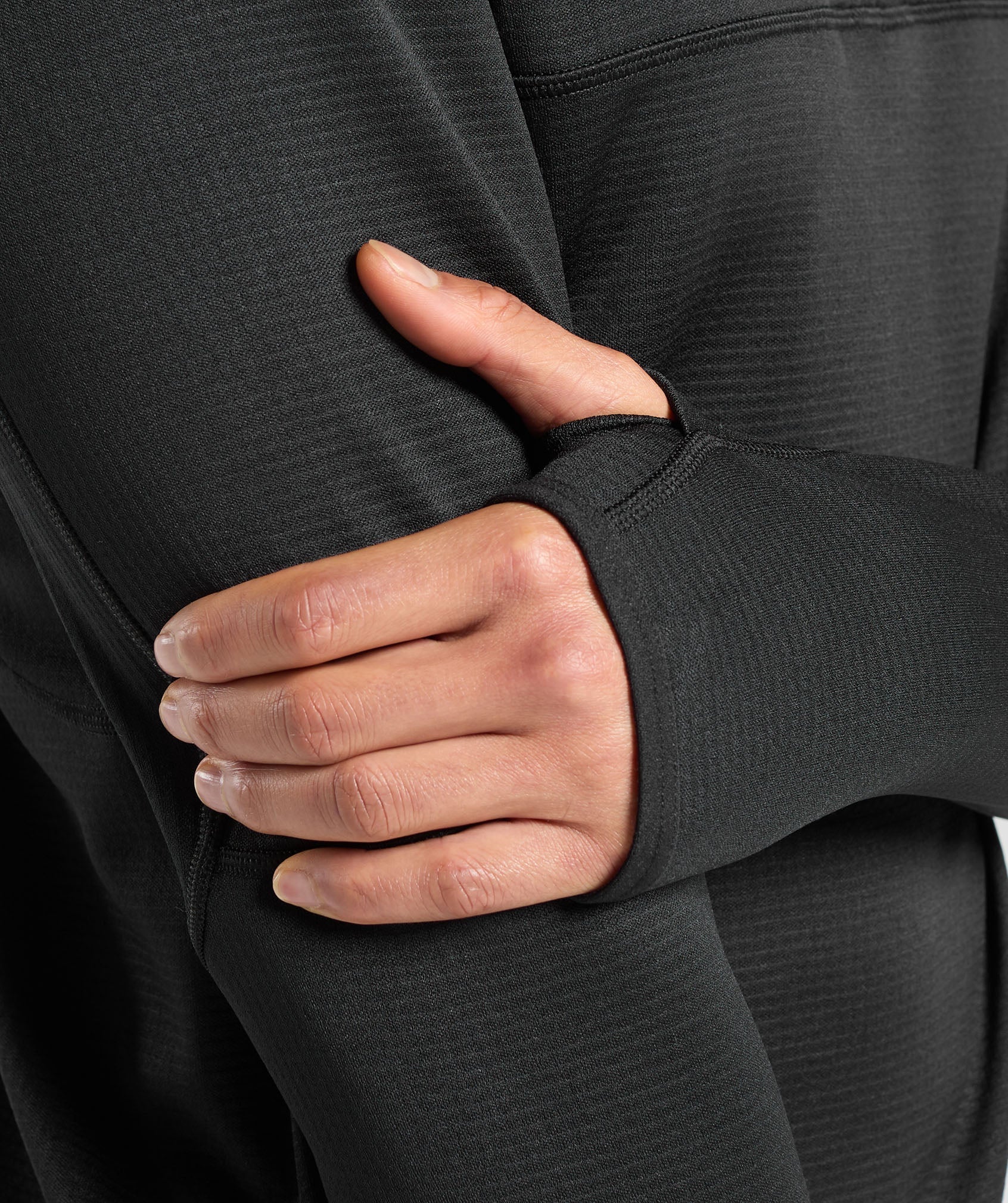 Running 1/4 Zip Black - immagine 7