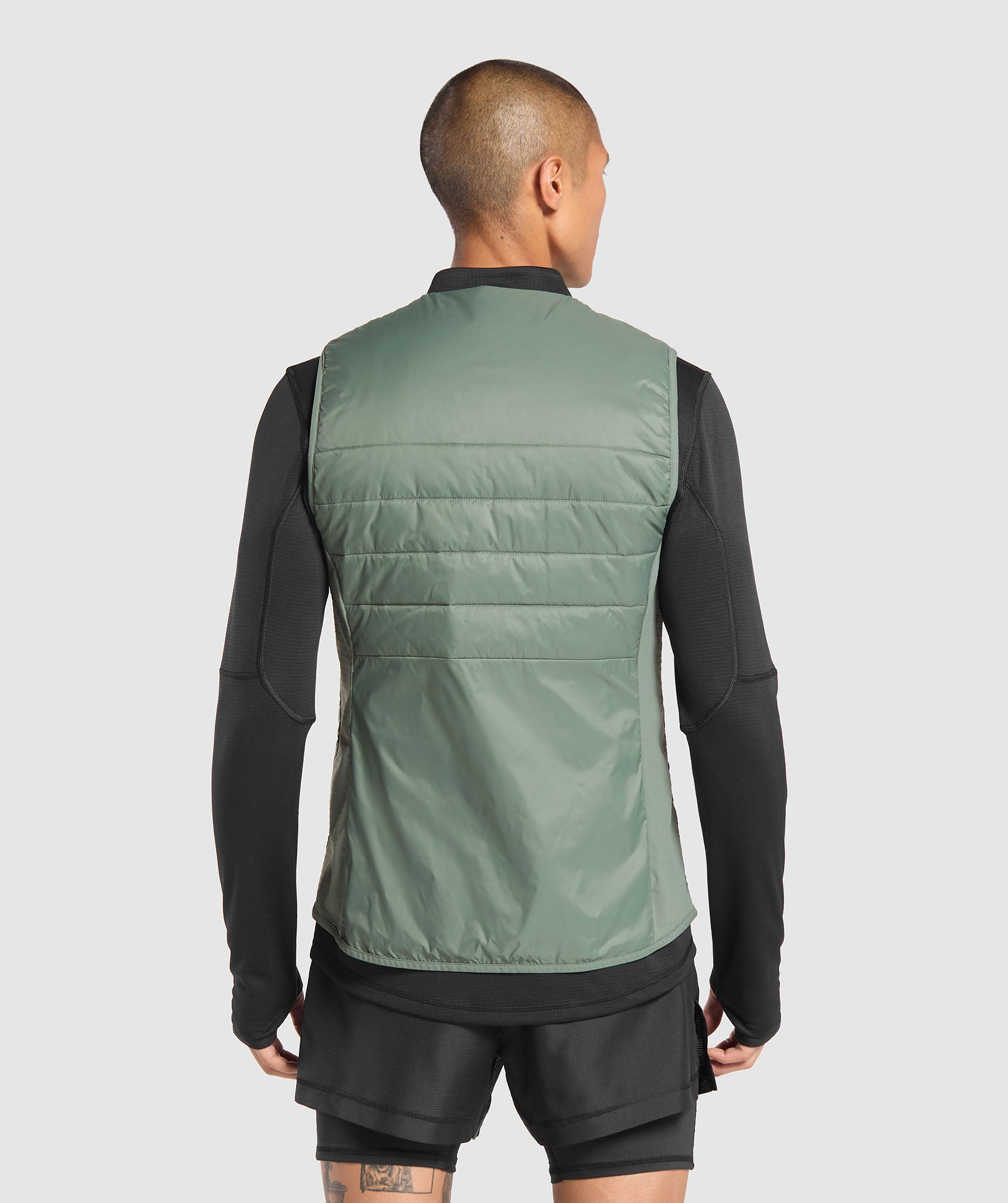 Running Gilet Unit Green - immagine 4