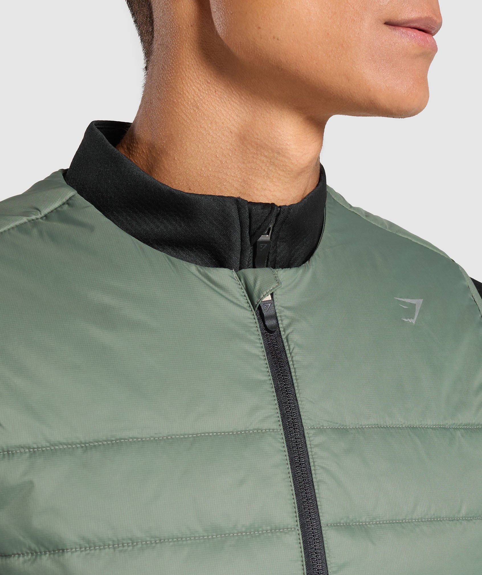 Running Gilet Unit Green - immagine 7