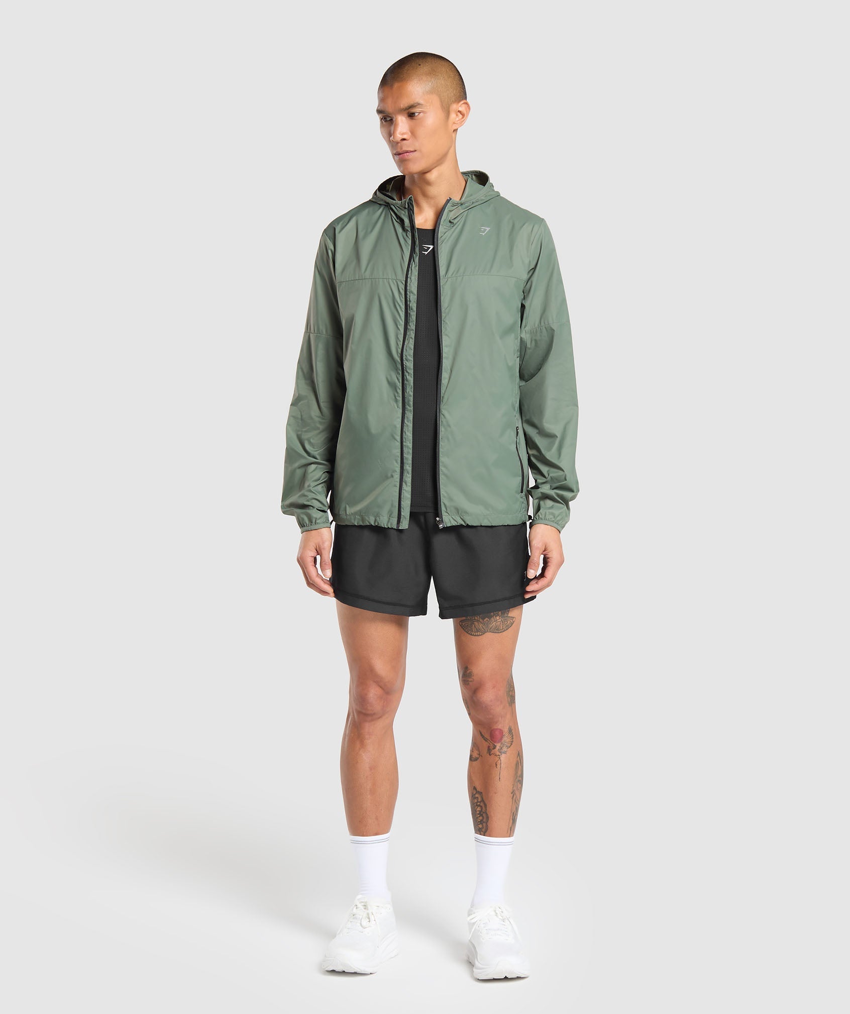 Running Windbreaker Unit Green - immagine 5