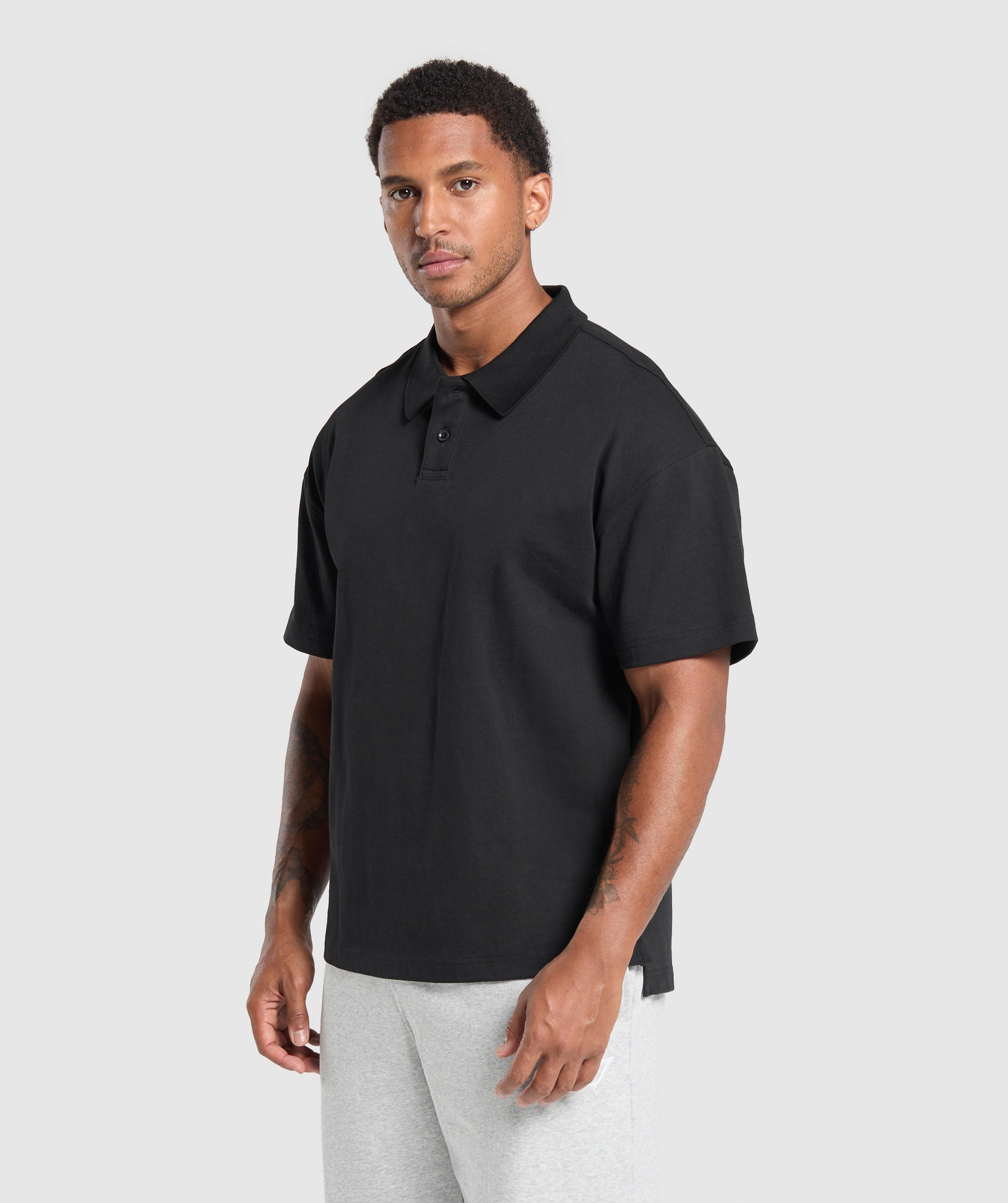 Short Sleeve Polo Black - immagine 3