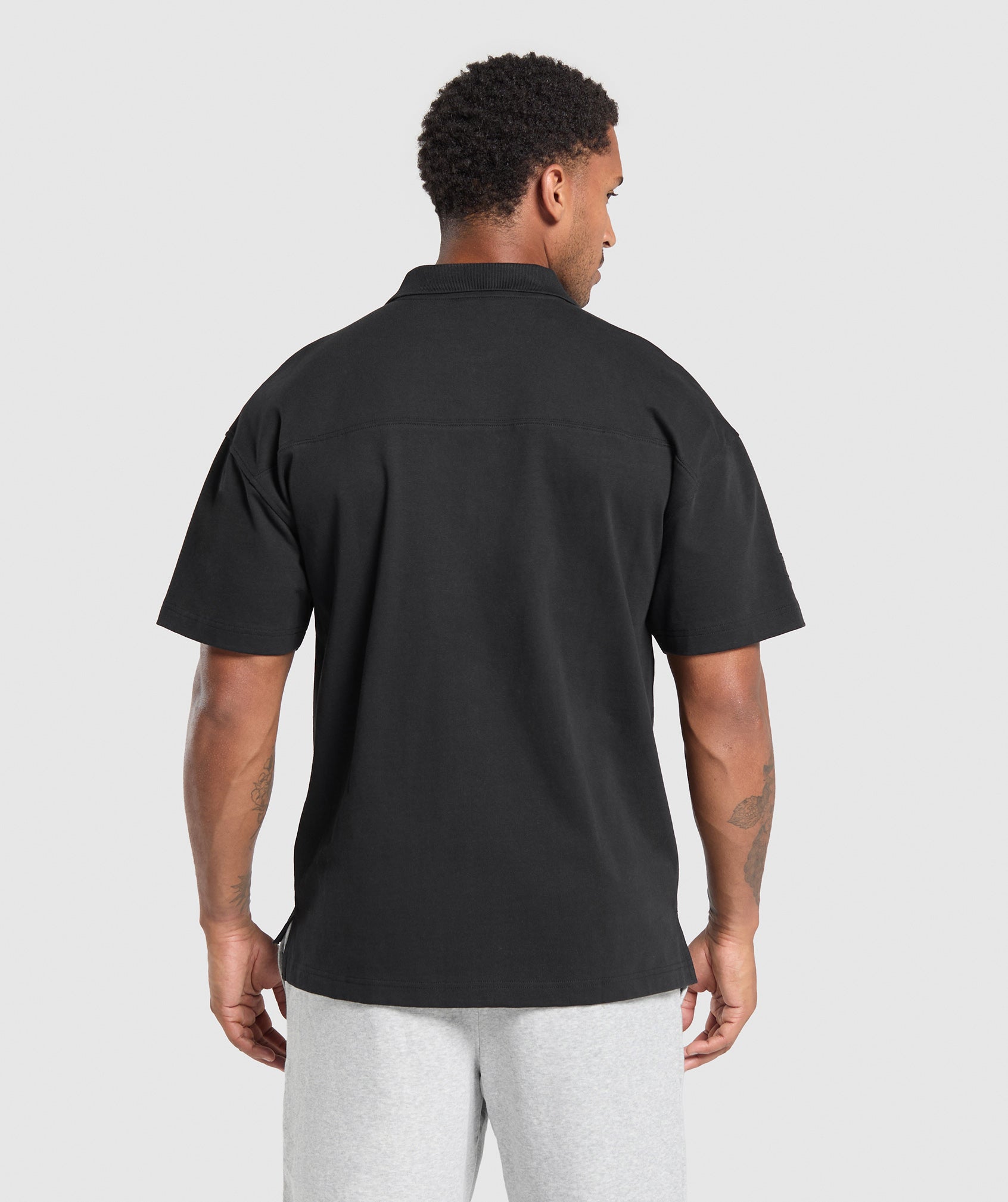 Short Sleeve Polo Black - immagine 2
