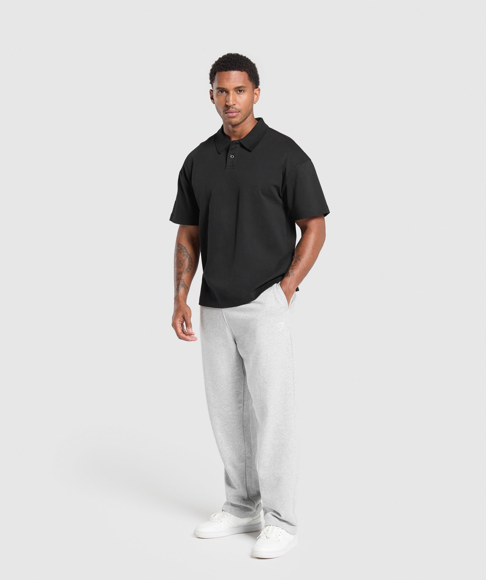 Short Sleeve Polo Black - immagine 4