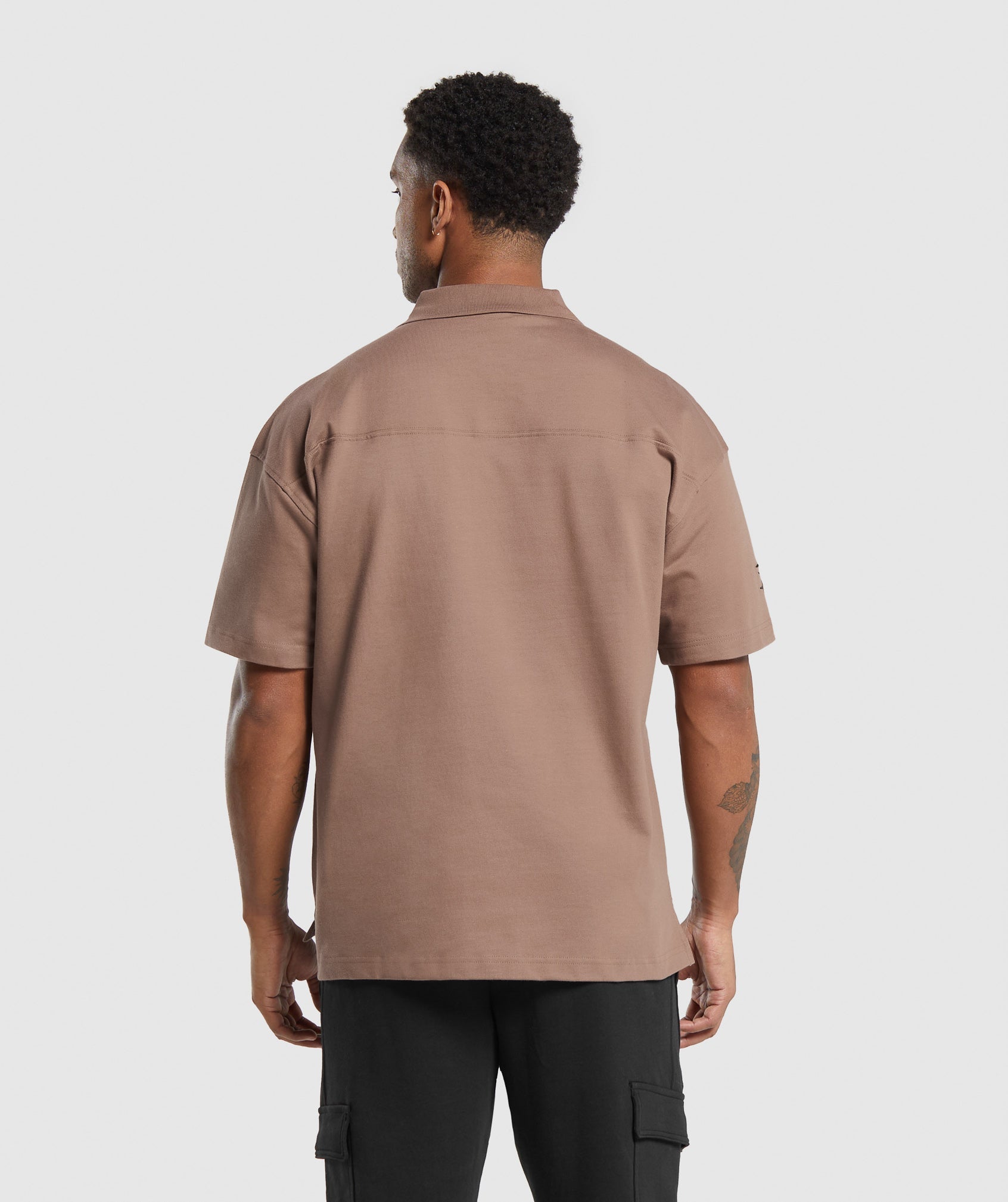Short Sleeve Polo Mocha Mauve - immagine 2