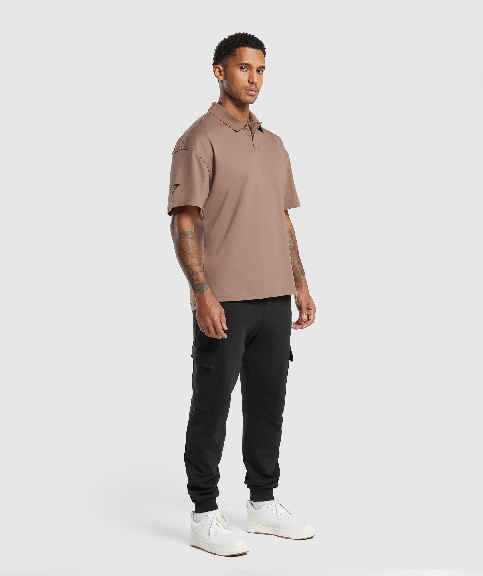 Short Sleeve Polo Mocha Mauve - immagine 4
