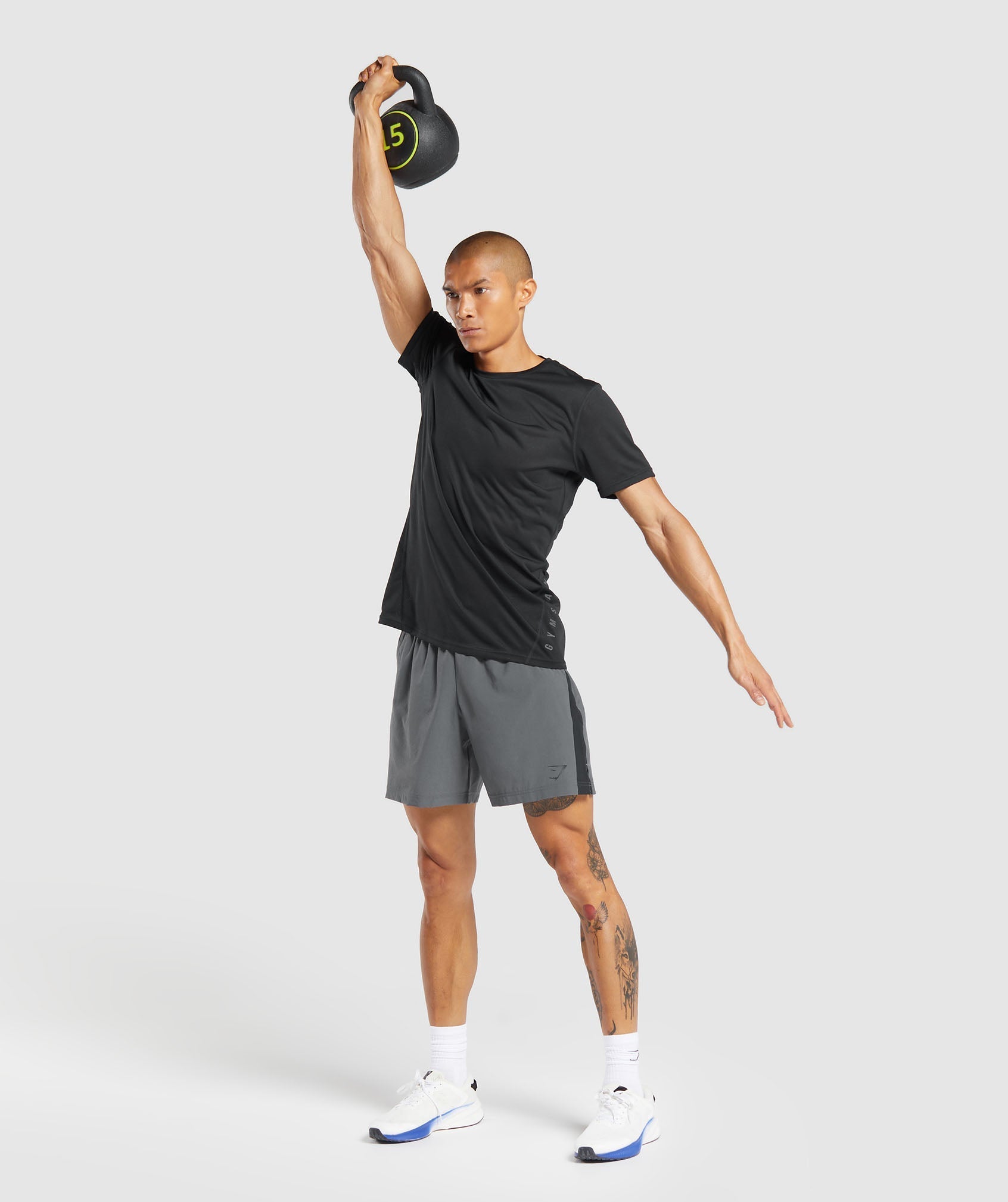 Sport 7" Shorts Dark Grey/Black - immagine 4