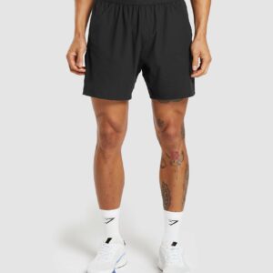 Hybrid 6" Shorts Black