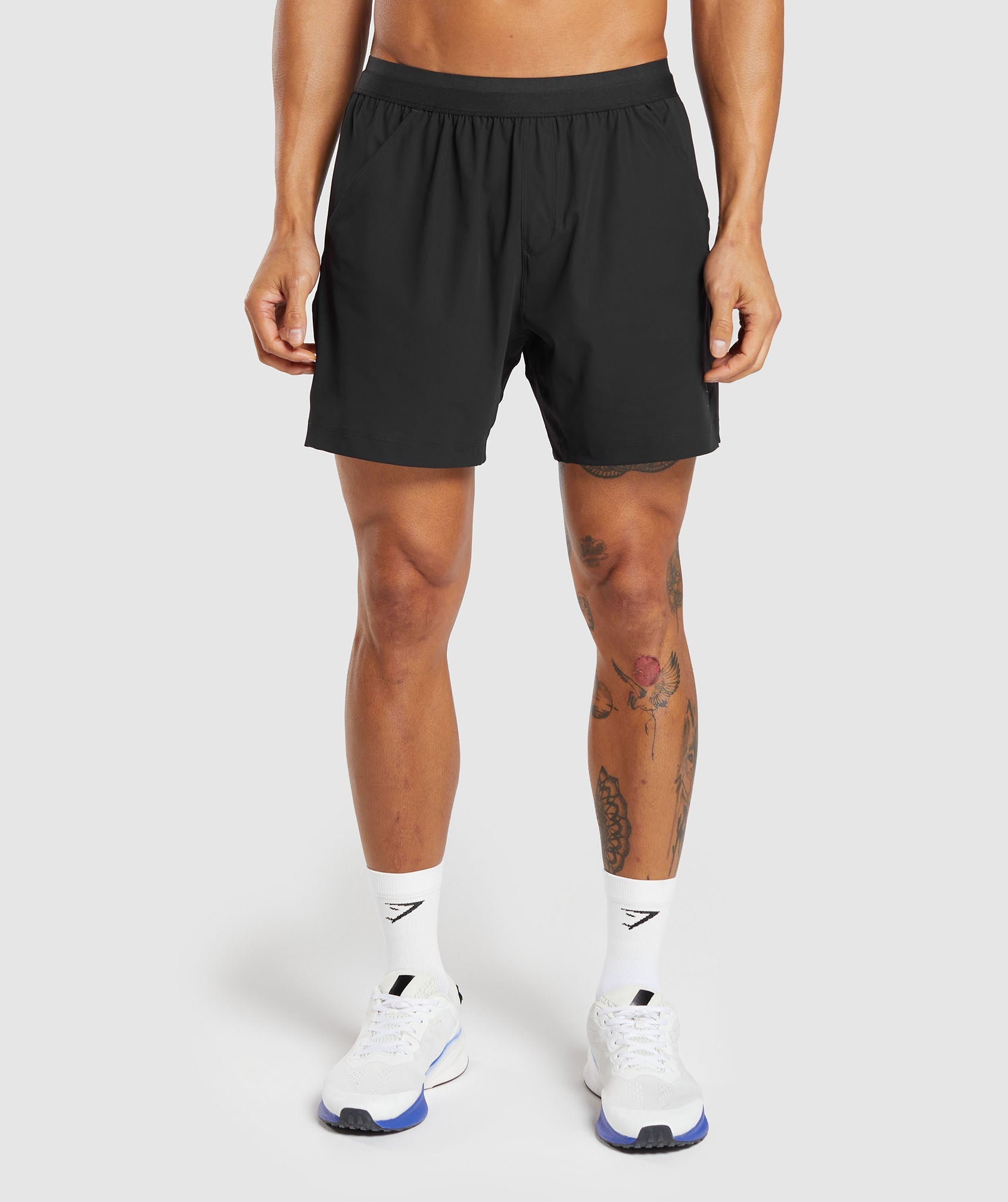 Hybrid 6" Shorts Black