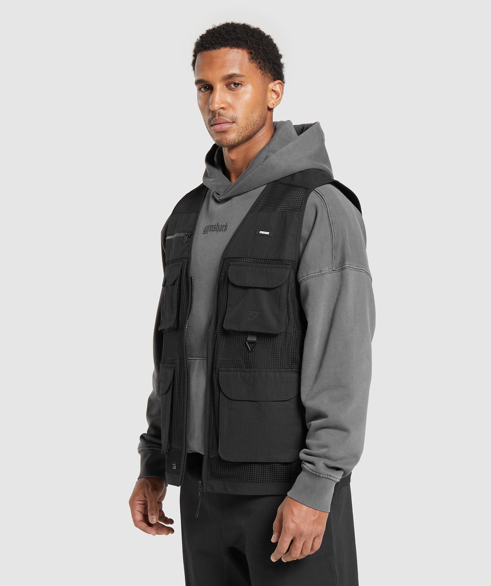 Woven Gilet Black - immagine 3