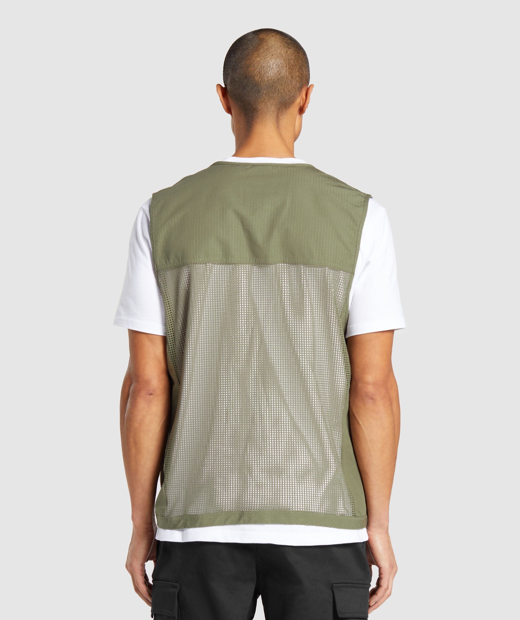 Woven Gilet Utility Green - immagine 2