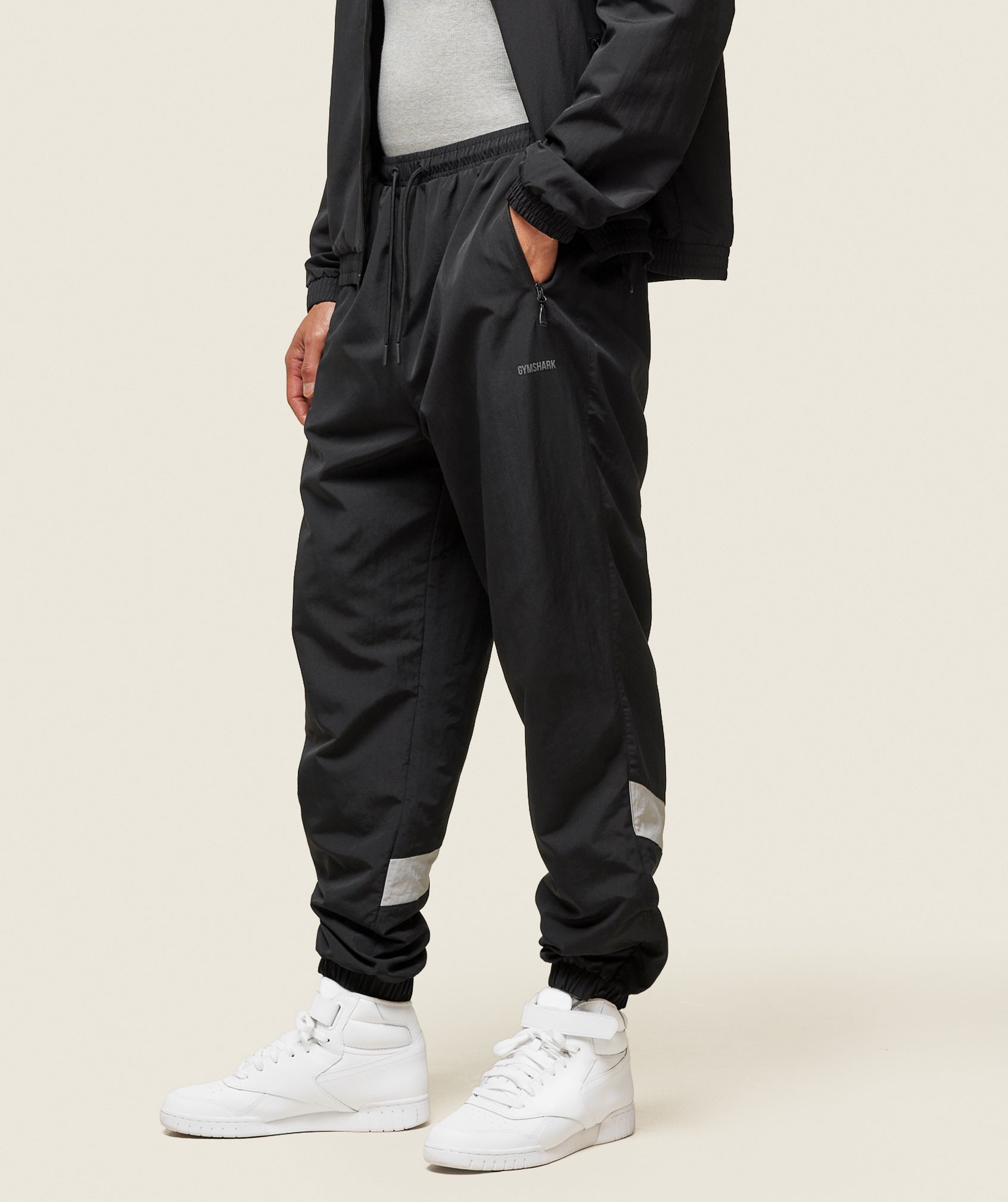 everywear Coach Track Pant Black/Tame Grey - Image 3